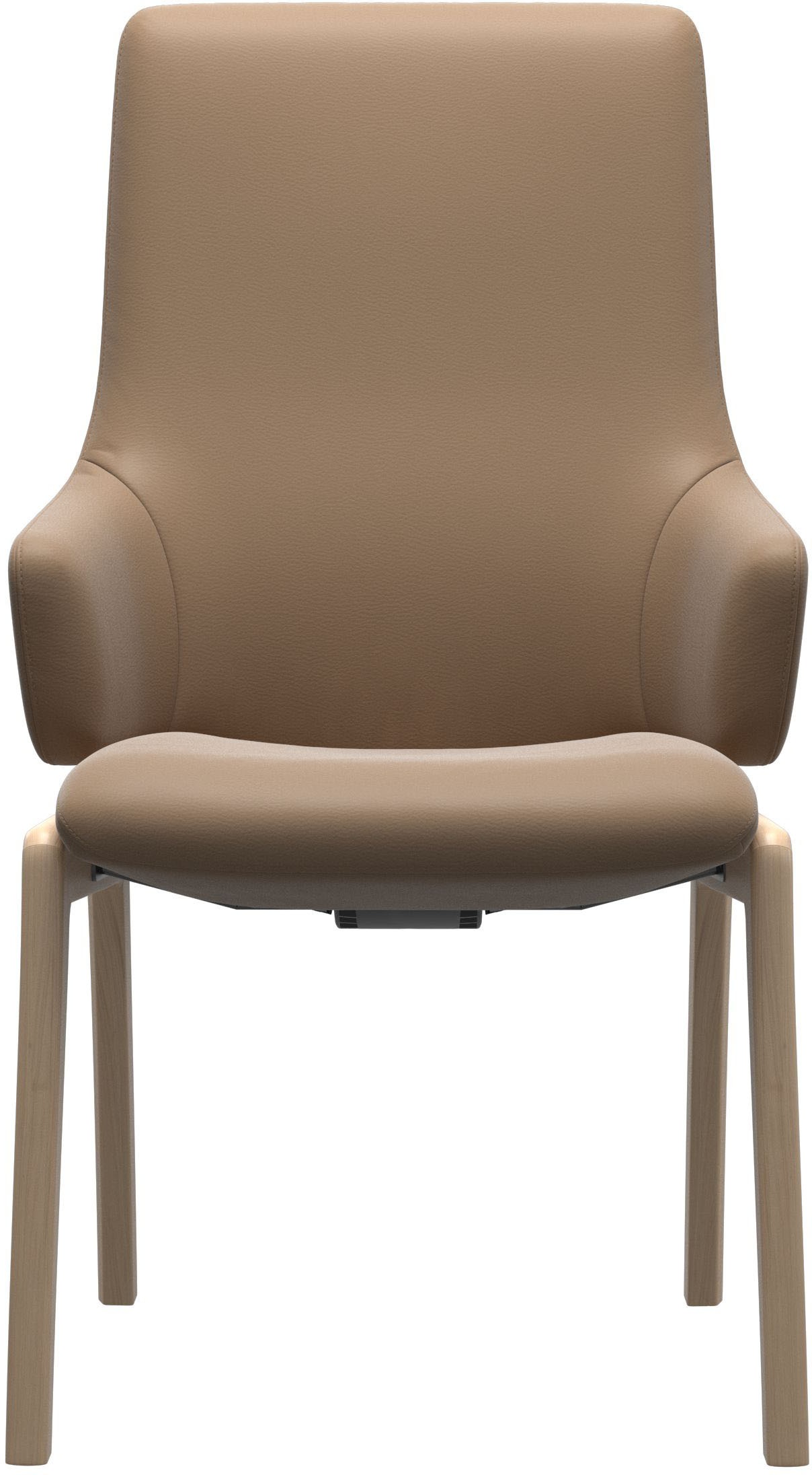 Stressless® Polsterstuhl »Laurel«, Leder PALOMA, High Back mit Armlehne, Größe L, mit abgerundeten Beinen in Schwarz
