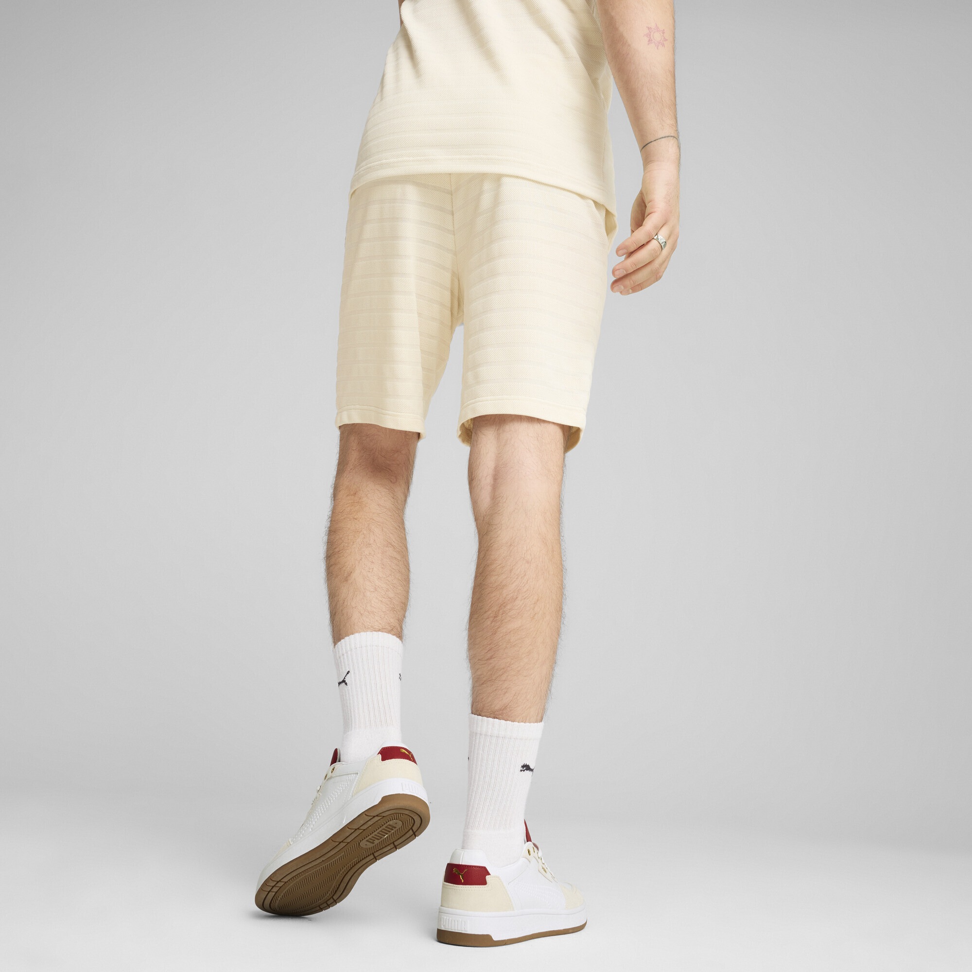 PUMA Sporthose »Essentials Elevated 9" Strukturierte Shorts Herren«