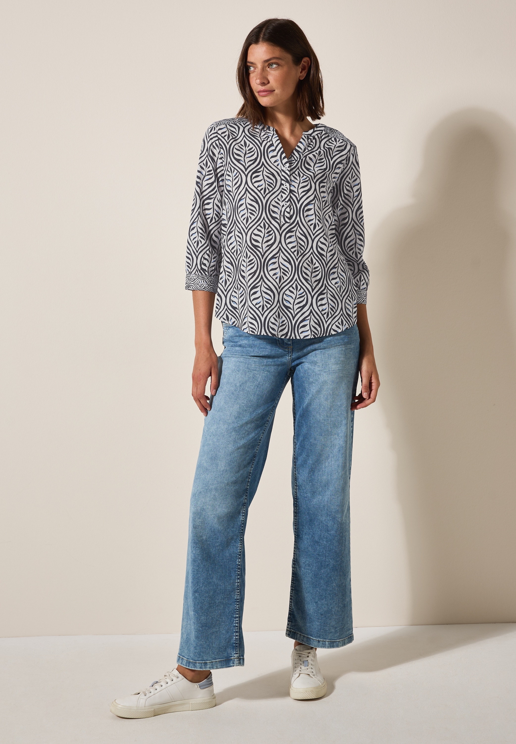 Cecil Shirtbluse, aus reiner Baumwolle