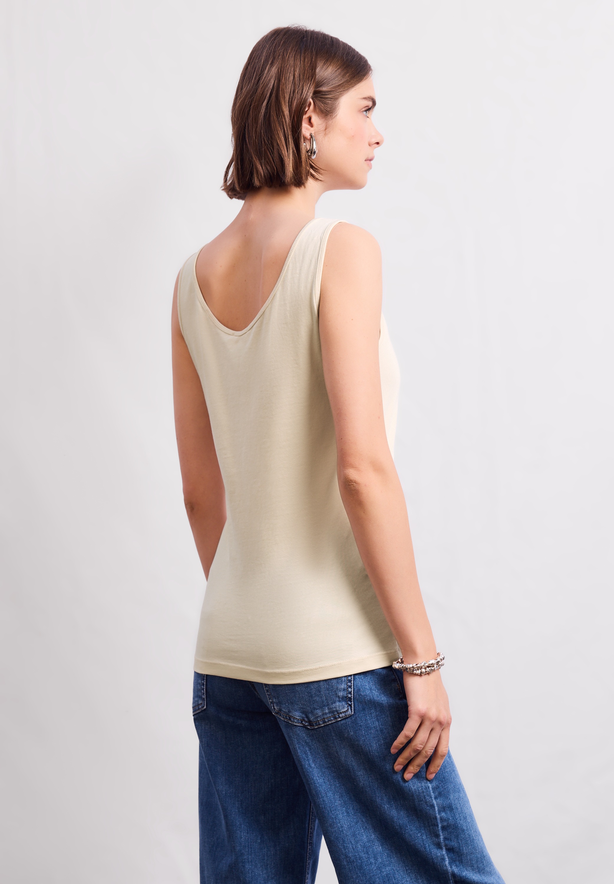 STREET ONE STUDIO Rundhalsshirt, im soften Baumwoll-Mix günstig online kaufen