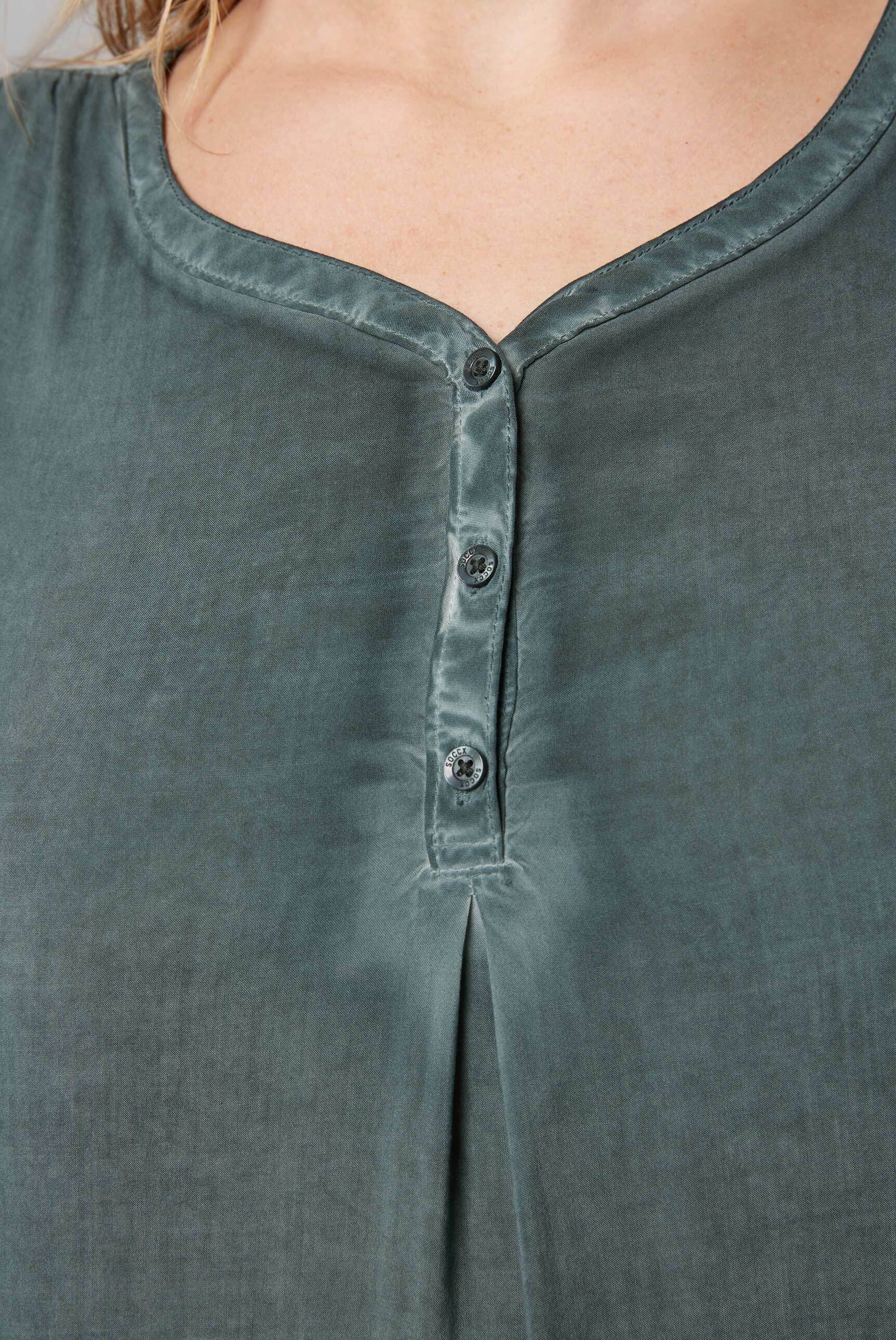 SOCCX Schlupfbluse, mit Glitzersteinchen
