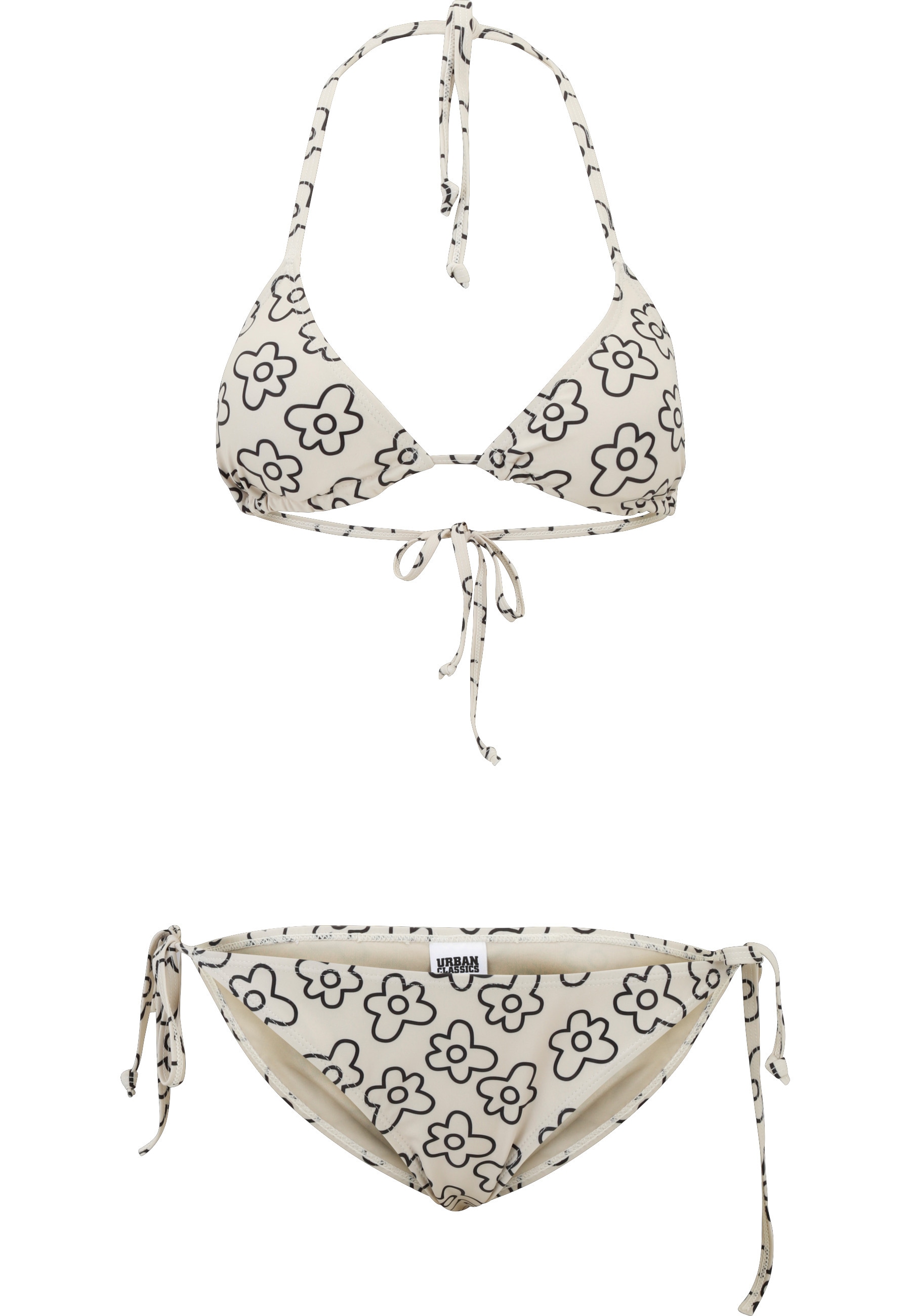 URBAN CLASSICS Bügel-Bikini "Urban Classics Damen Ladies Triangle Pattern Bikini"