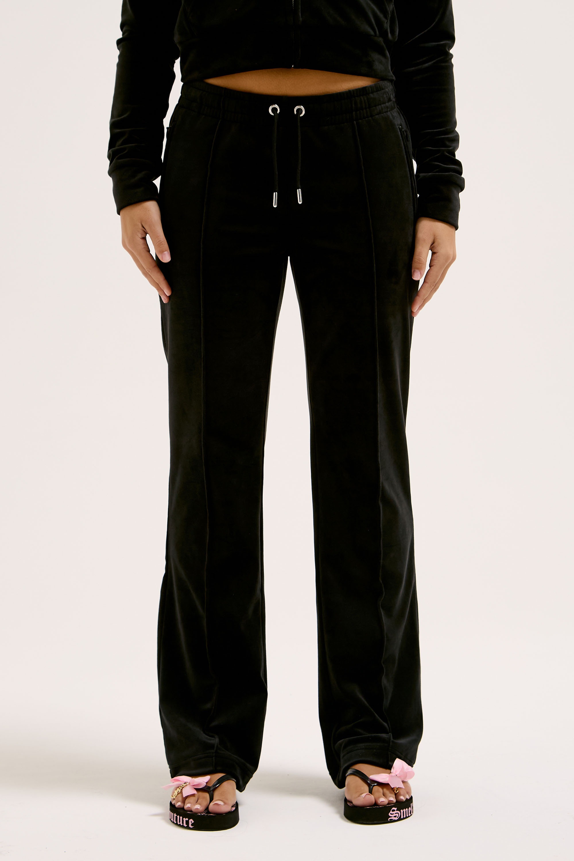 Juicy Couture Sweathose »TINA TRACK PANT Damen«, Trainingshose Damen, Sweathose, Velour, Jogginghose mit Glitzer, Sale
