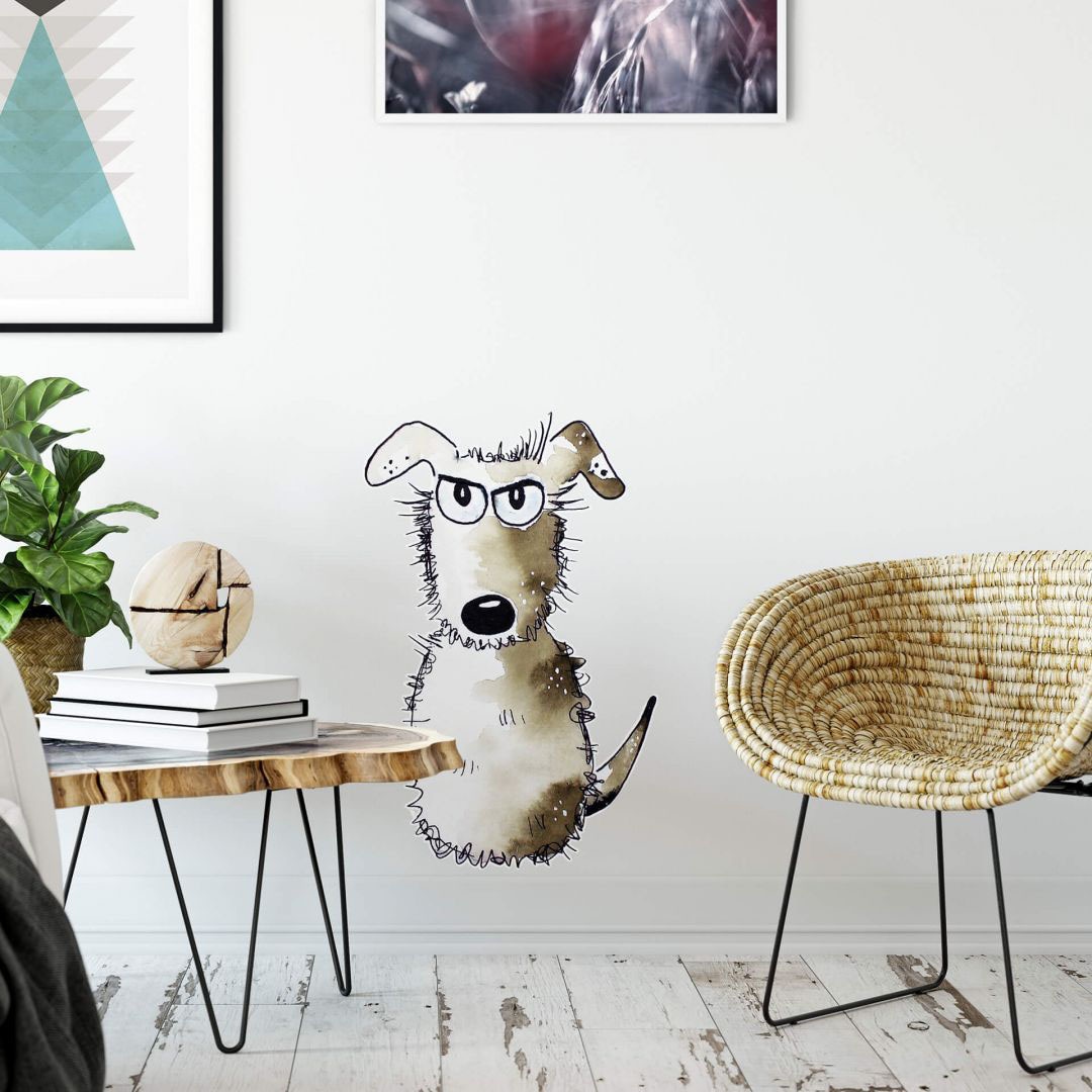 Wall-Art Wandtattoo »Lebensfreude - Kleiner Hund«, (1 St.) bestellen | BAUR