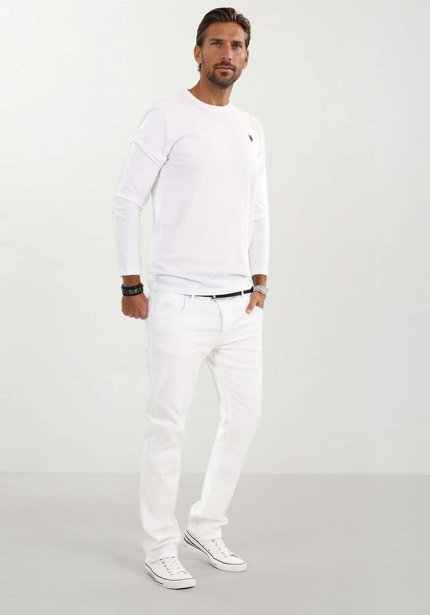 Alessandro Salvarini Comfort-fit-Jeans »A.Salvarini Designer Herren Jeans Hose Basic Jeanshose«
