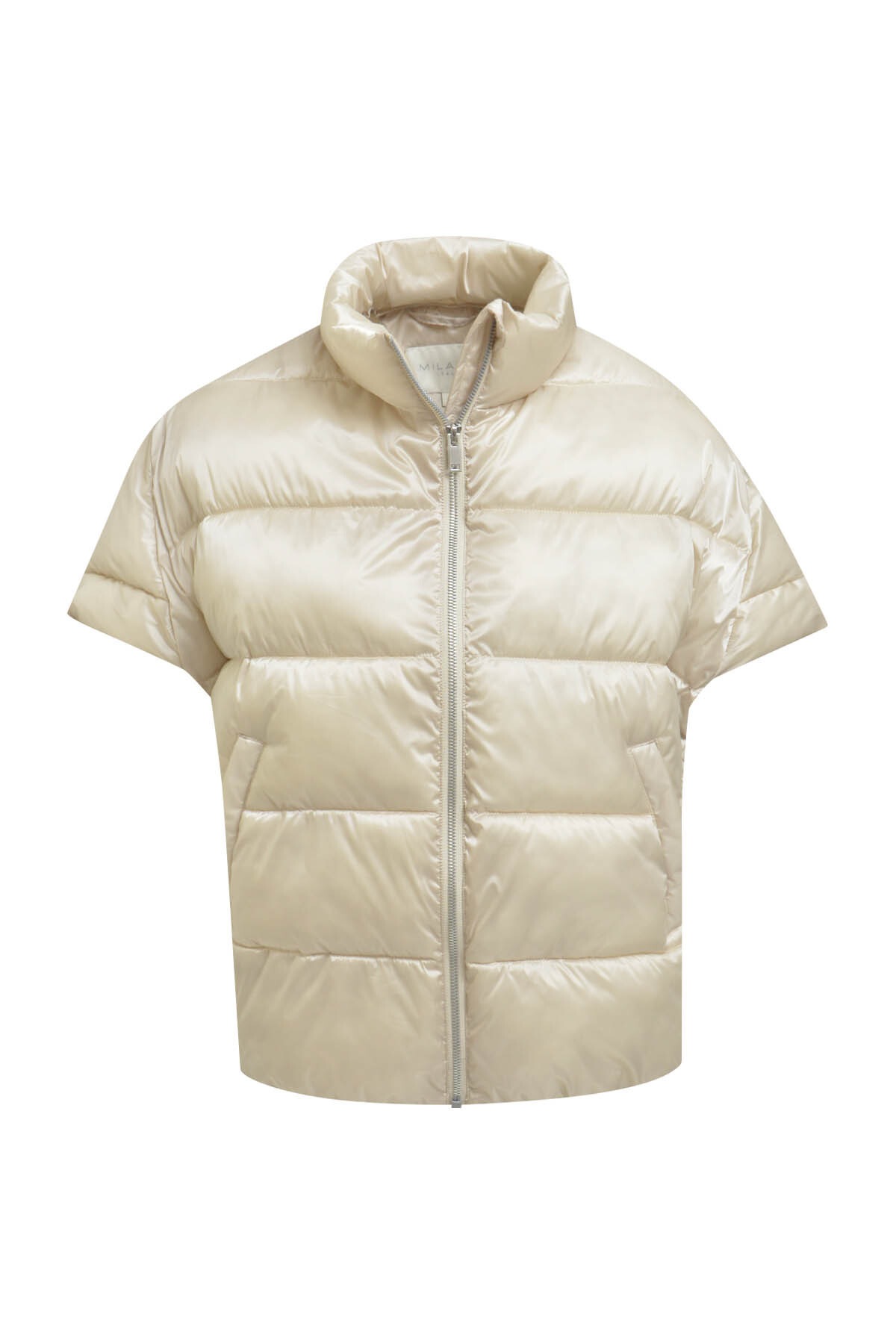 Milano Italy Steppweste mit kurzen Flügelärmel