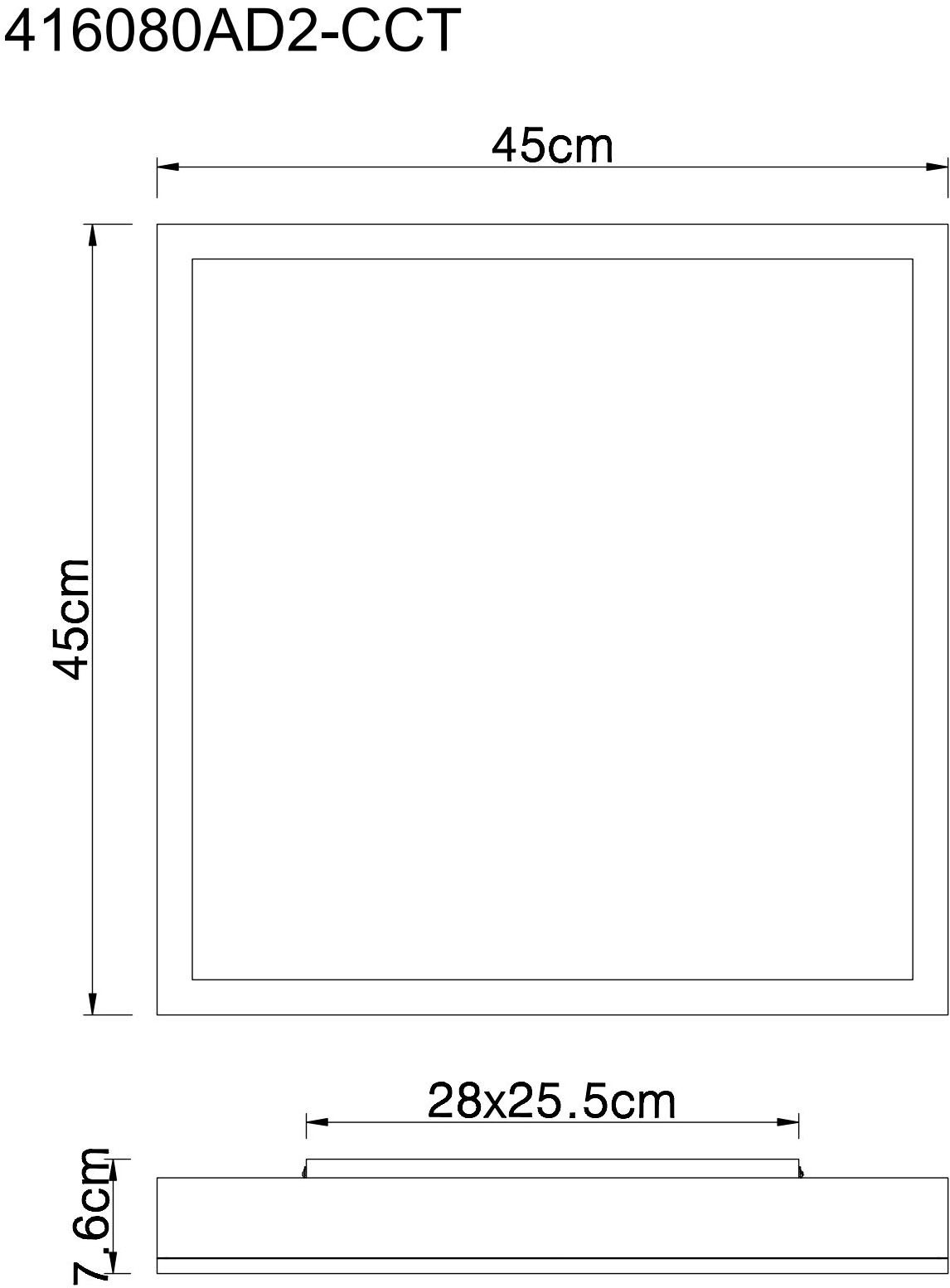 GLOBO LIGHTING Deckenleuchte »DORO« LED-Modul 1 Stk. warmweiß - kaltweiß Deckenlampe Wohnzimmer-Leuchte Schlafzimmer-Leuchte Flur Küche