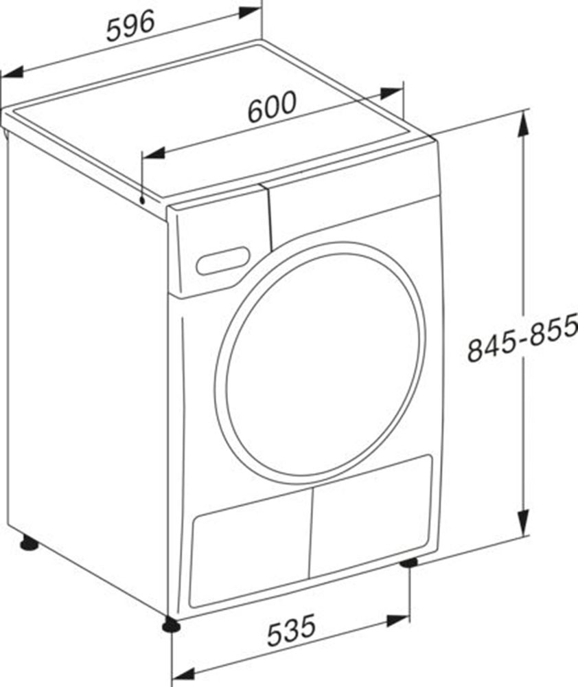 Miele Wärmepumpentrockner »TSC643WP EcoSpeed&8kg«, 8 kg