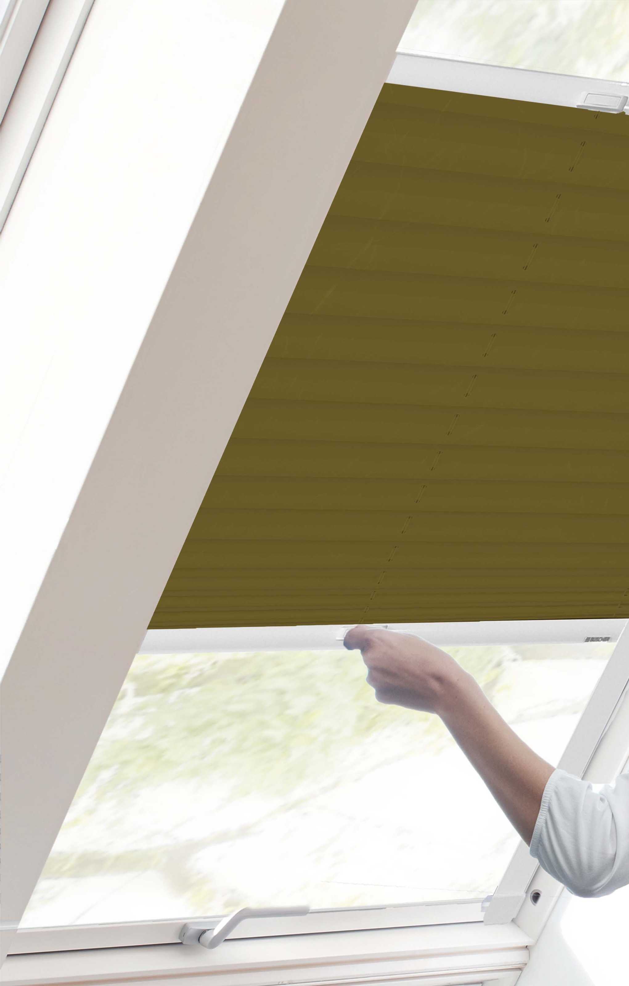 sunlines Dachfensterplissee »StartUp Style Crush«, Lichtschutz, verspannt,  mit Führungsschienen bestellen | BAUR