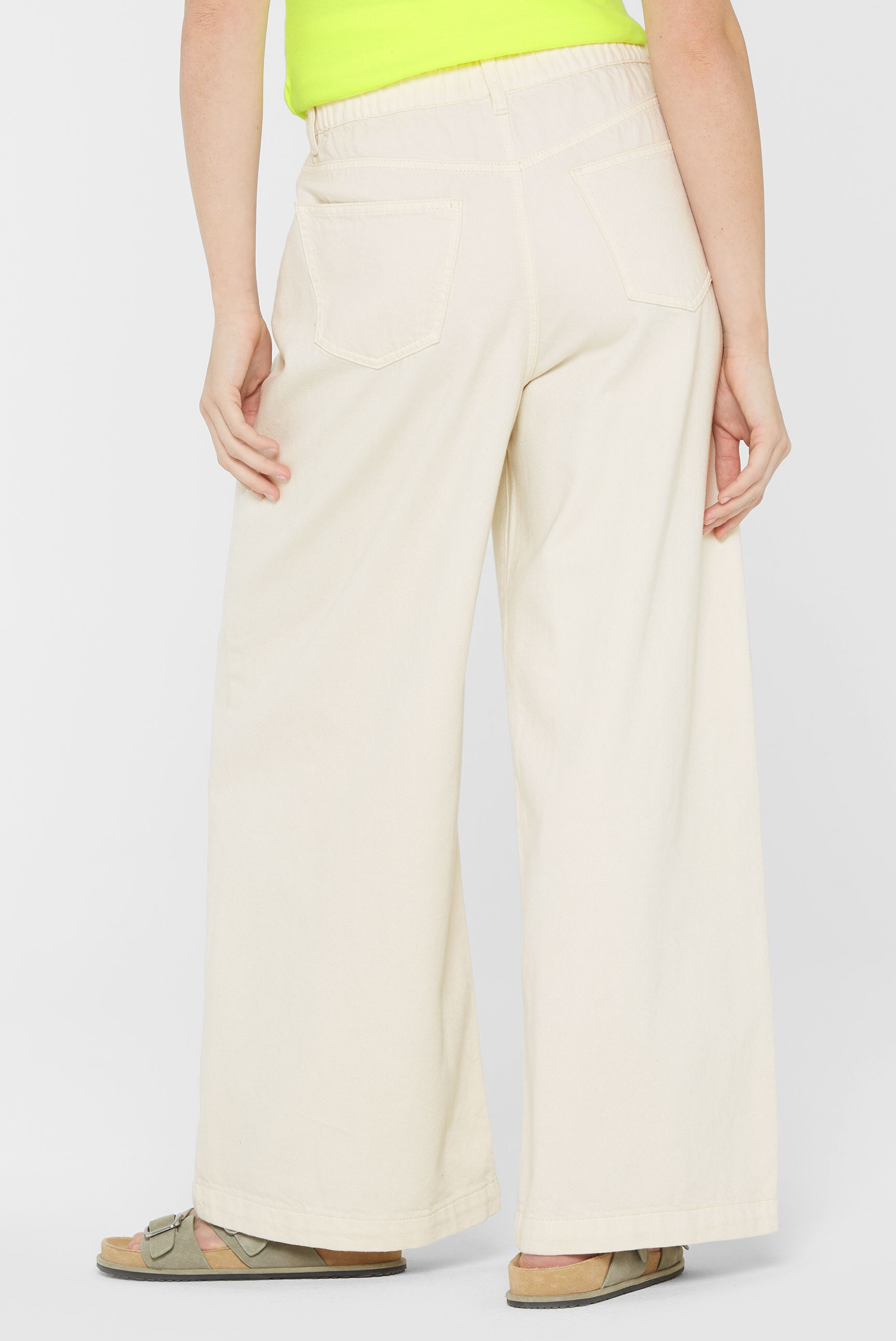 SENSES.THE LABEL Weite Jeans, mit Elastikbund und Kordel