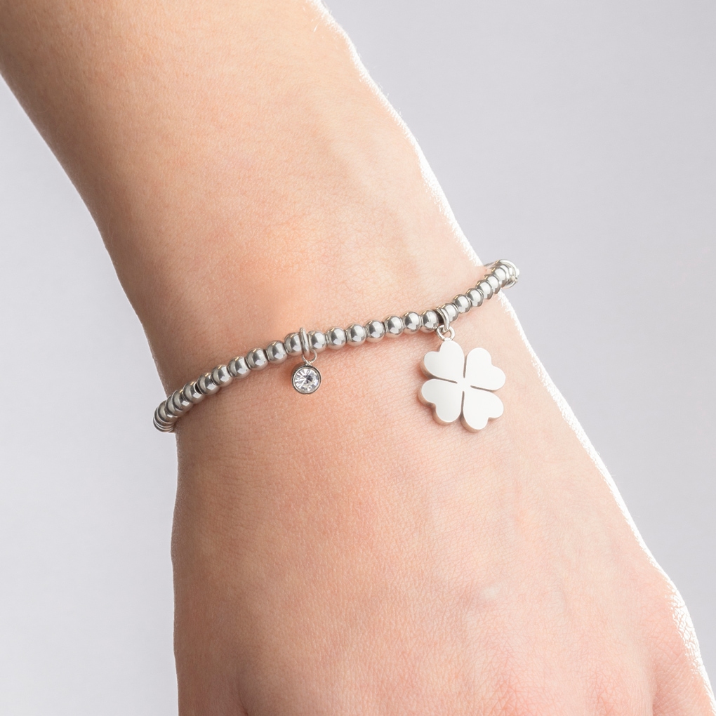 Lotus Armband »Urban Woman - Kleeblatt« mit Glasstein