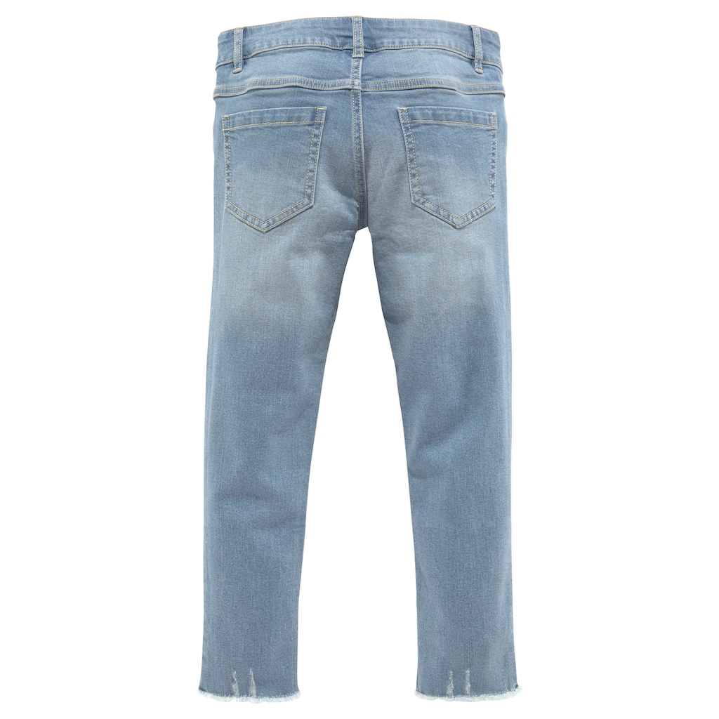 KangaROOS 7/8-Jeans »für Mädchen«, mit geschnittener Saumkante