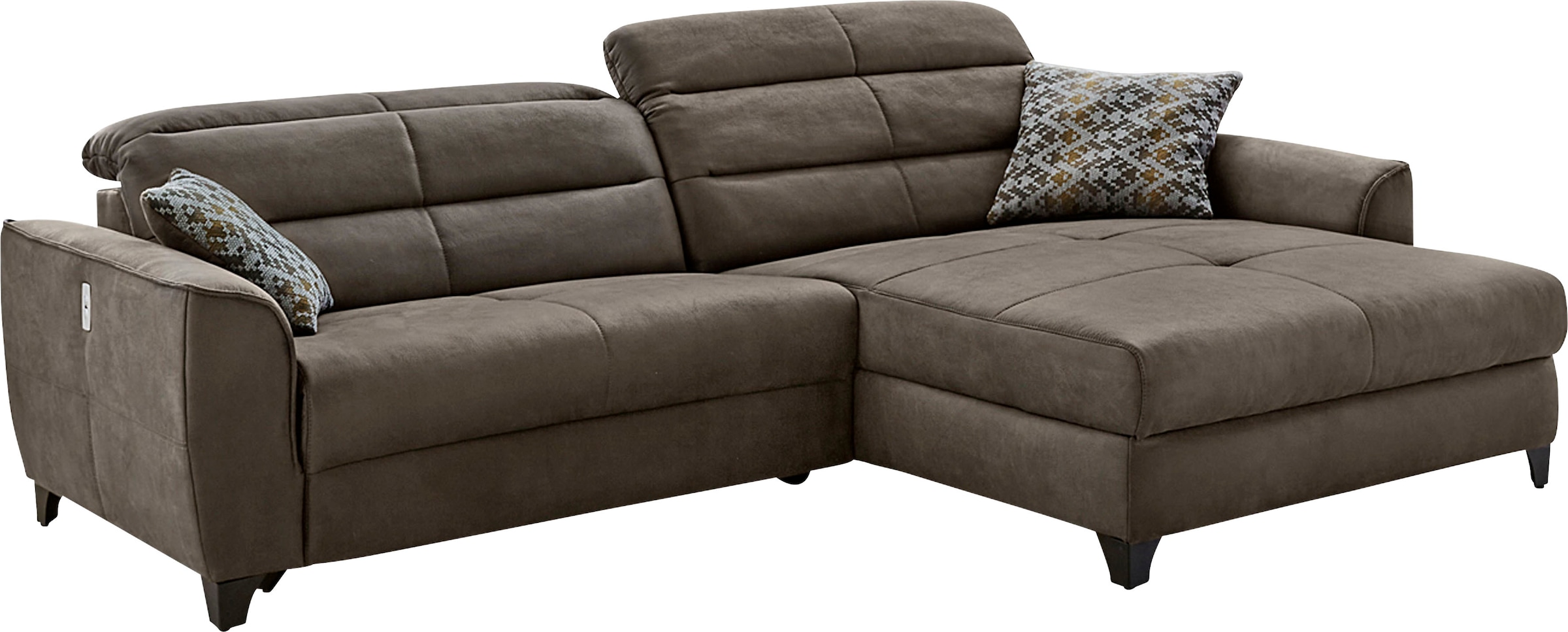 Jockenhöfer Gruppe Ecksofa breiten, »Double elektromotorischen mit Relaxfunktionen 120cm 2x BAUR | One«