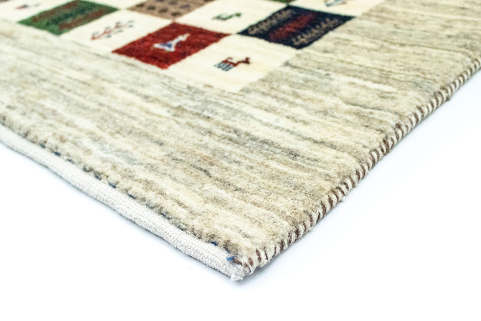 Teppich | »Loribaft handgeknüpft rechteckig, handgeknüpft Wollteppich mehrfarbig«, morgenland BAUR