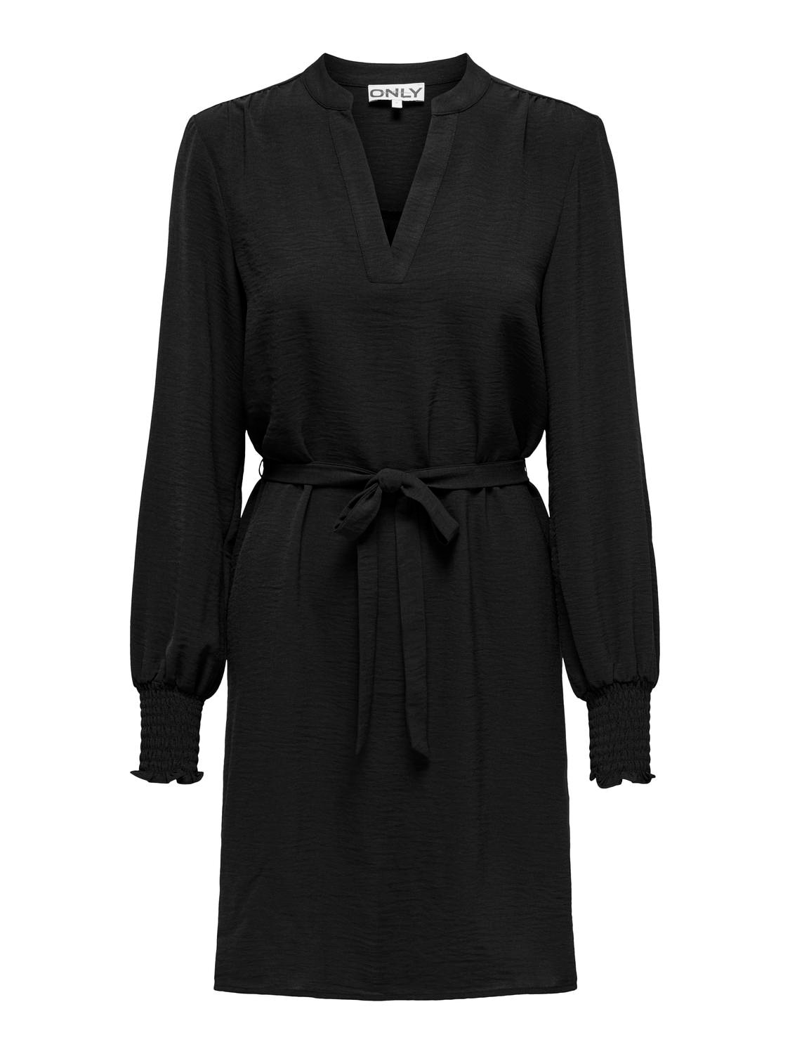 ONLY Minikleid "ONLMETTE LIFE V-NECK SMOCK DRESS WVN" günstig online kaufen