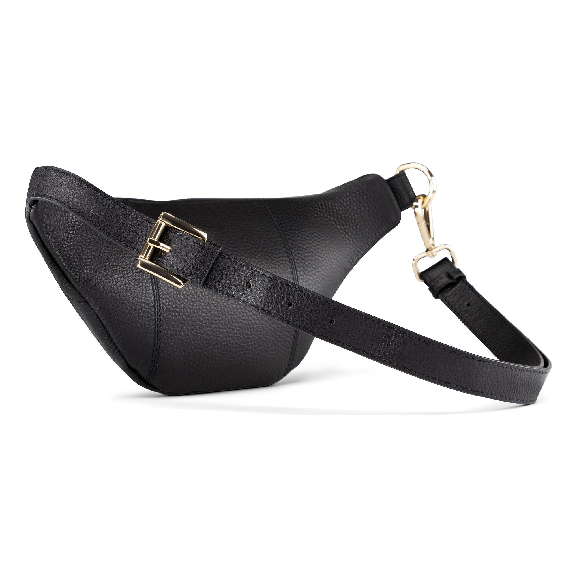 Lazarotti Gürteltasche »Bologna Leather Double-Zip Gürteltasche Crossbody Leder 25 cm«