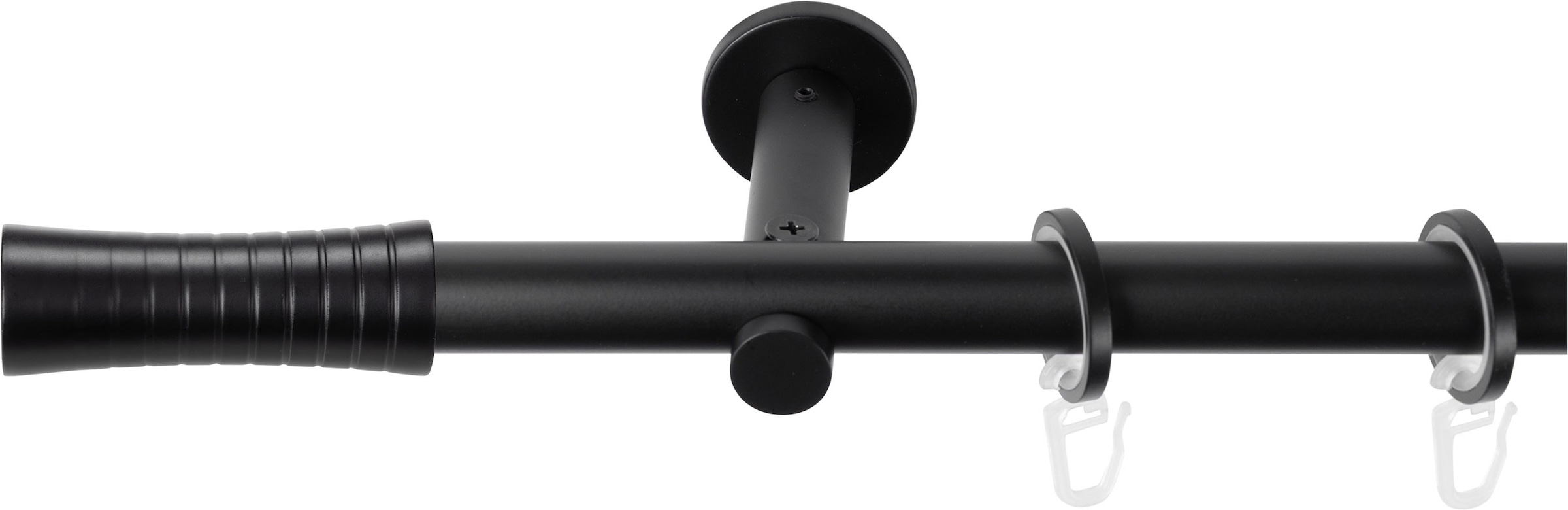 SN DECO GROUP Gardinenstange Ø 19 mm 1 läufig-läufig Fixmaß;kürzbar