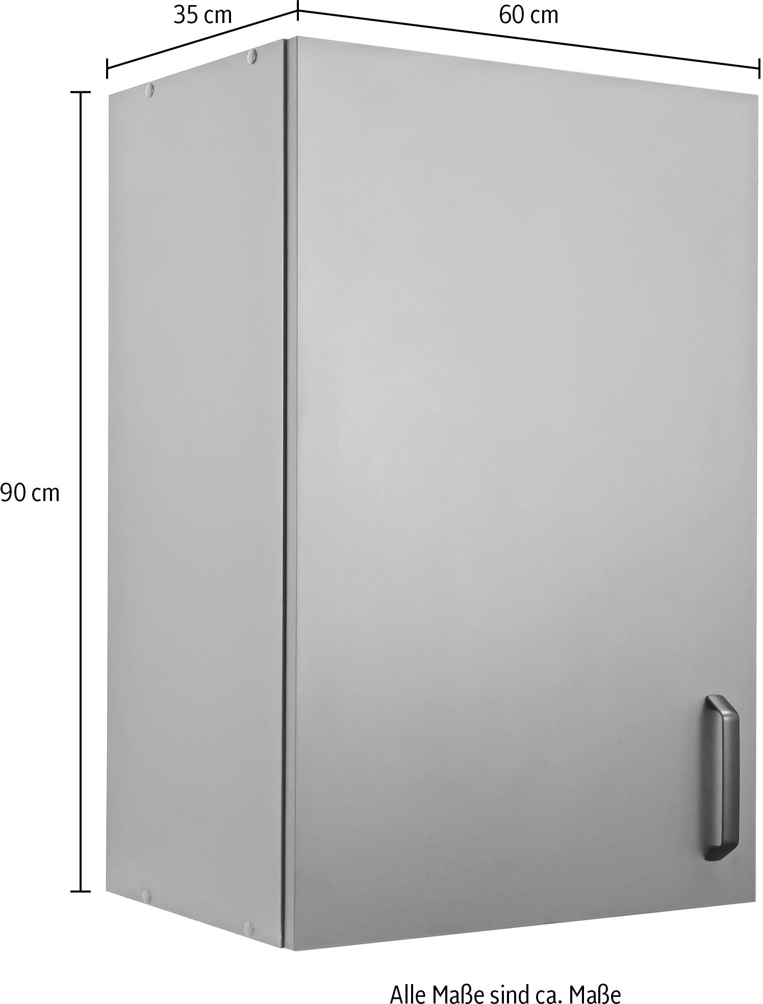 wiho Küchen Hängeschrank »Simi«, 50 bis 60 cm breit, 90 cm hoch