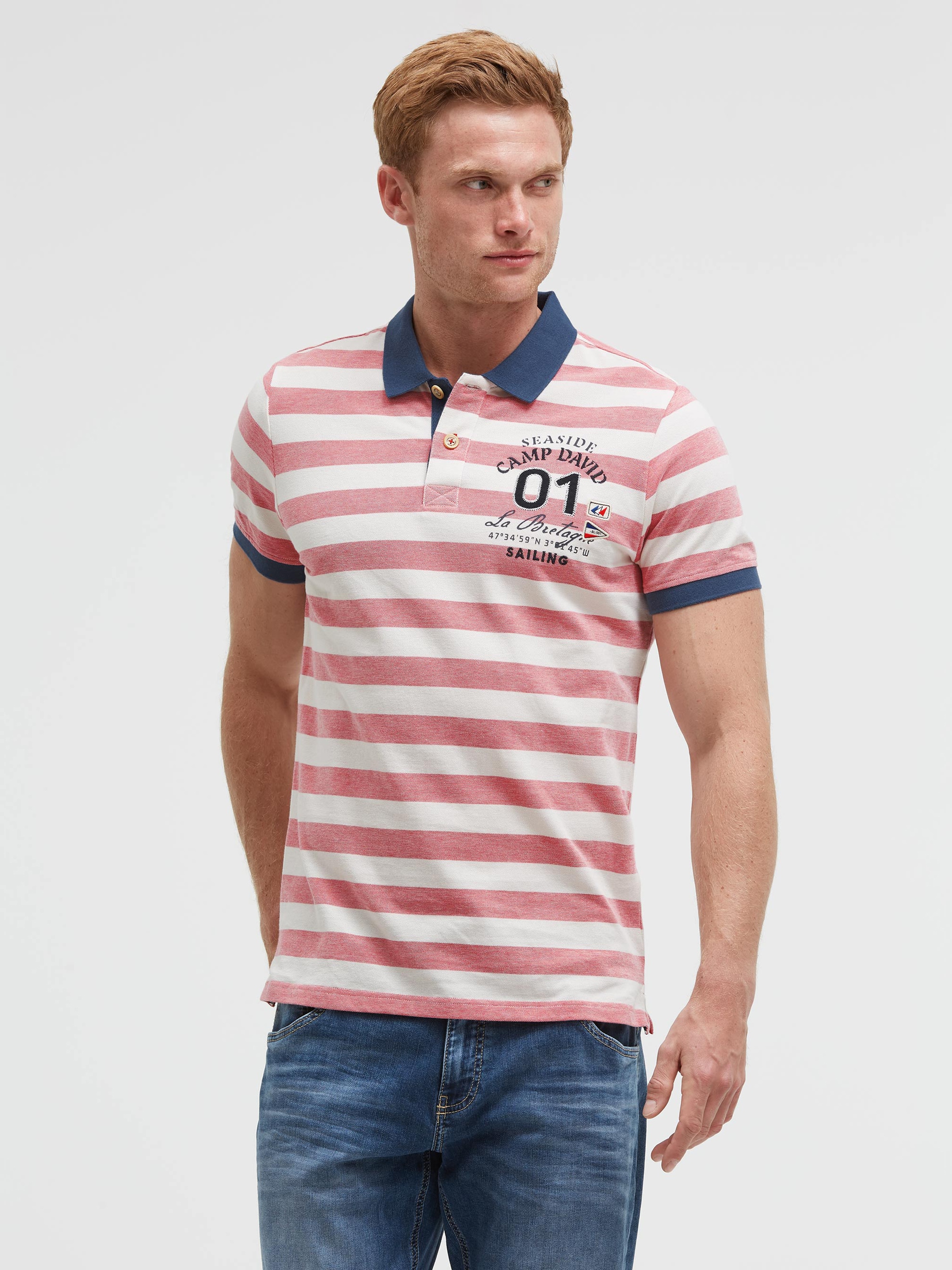 CAMP DAVID Poloshirt aus Baumwolle