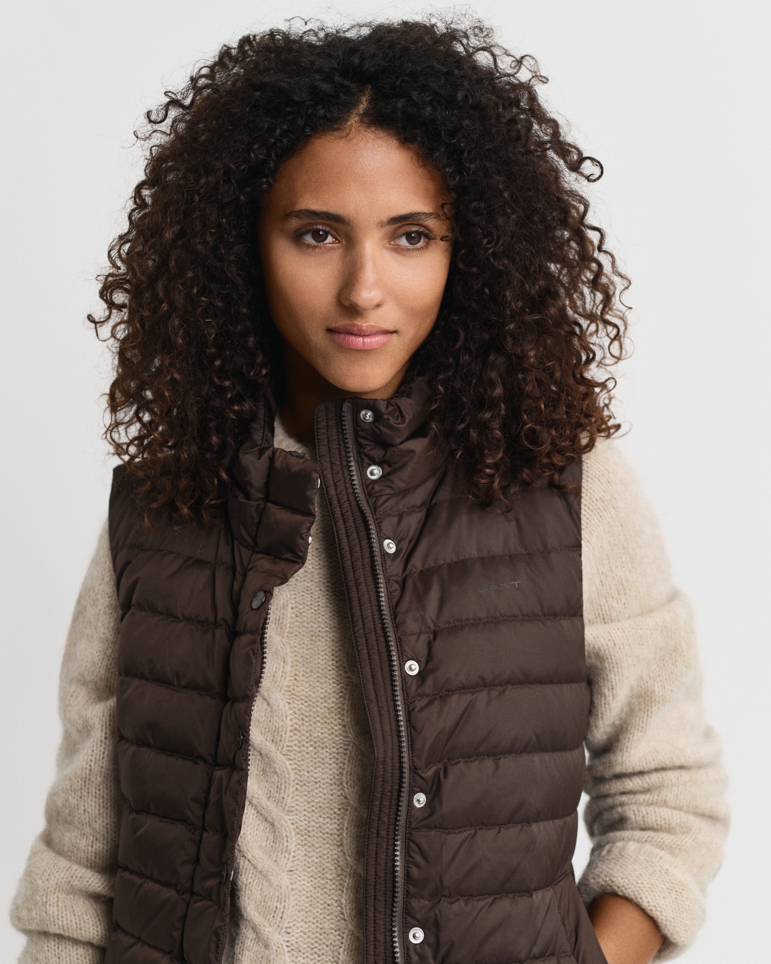 Gant Steppweste »LIGHT DOWN VEST« Regular fit mit Stehkragen