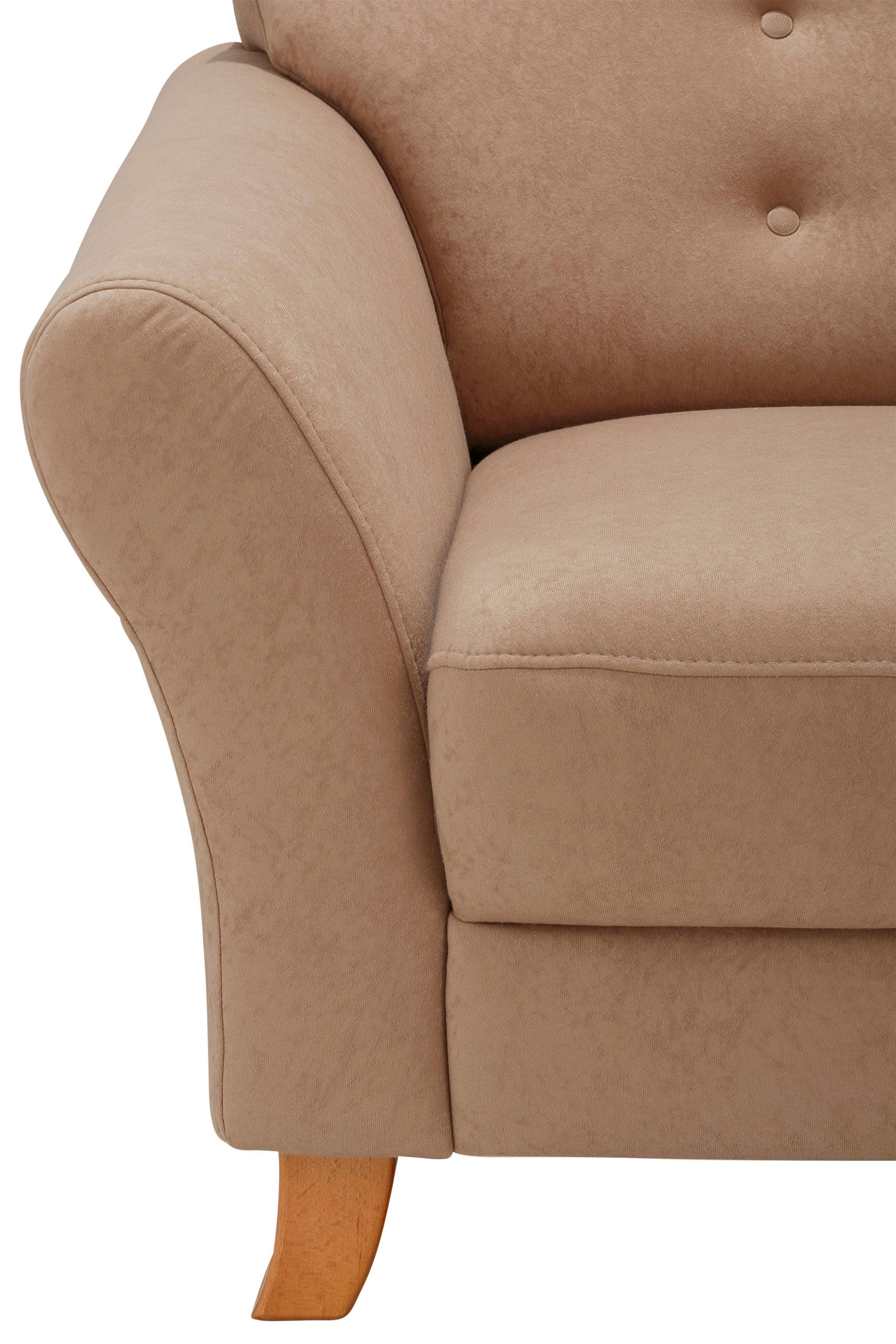 Home affaire Ecksofa »Trondheim L-Form«, mit Federkern