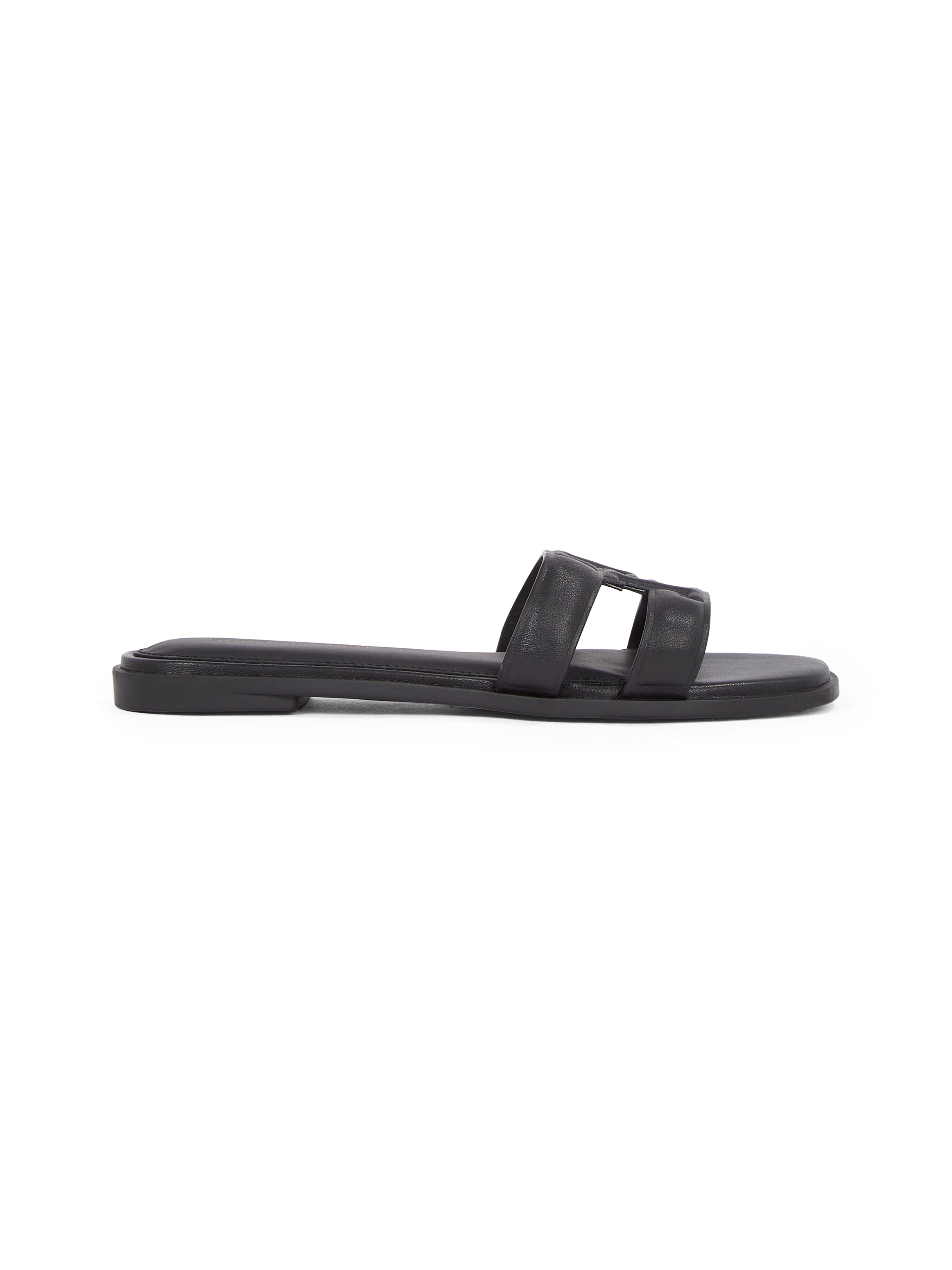 Tommy Hilfiger Pantolette »TH LOGO STRAP MULE«, Bequemschuh, Sommerschuh, Flats mit TH-Logo