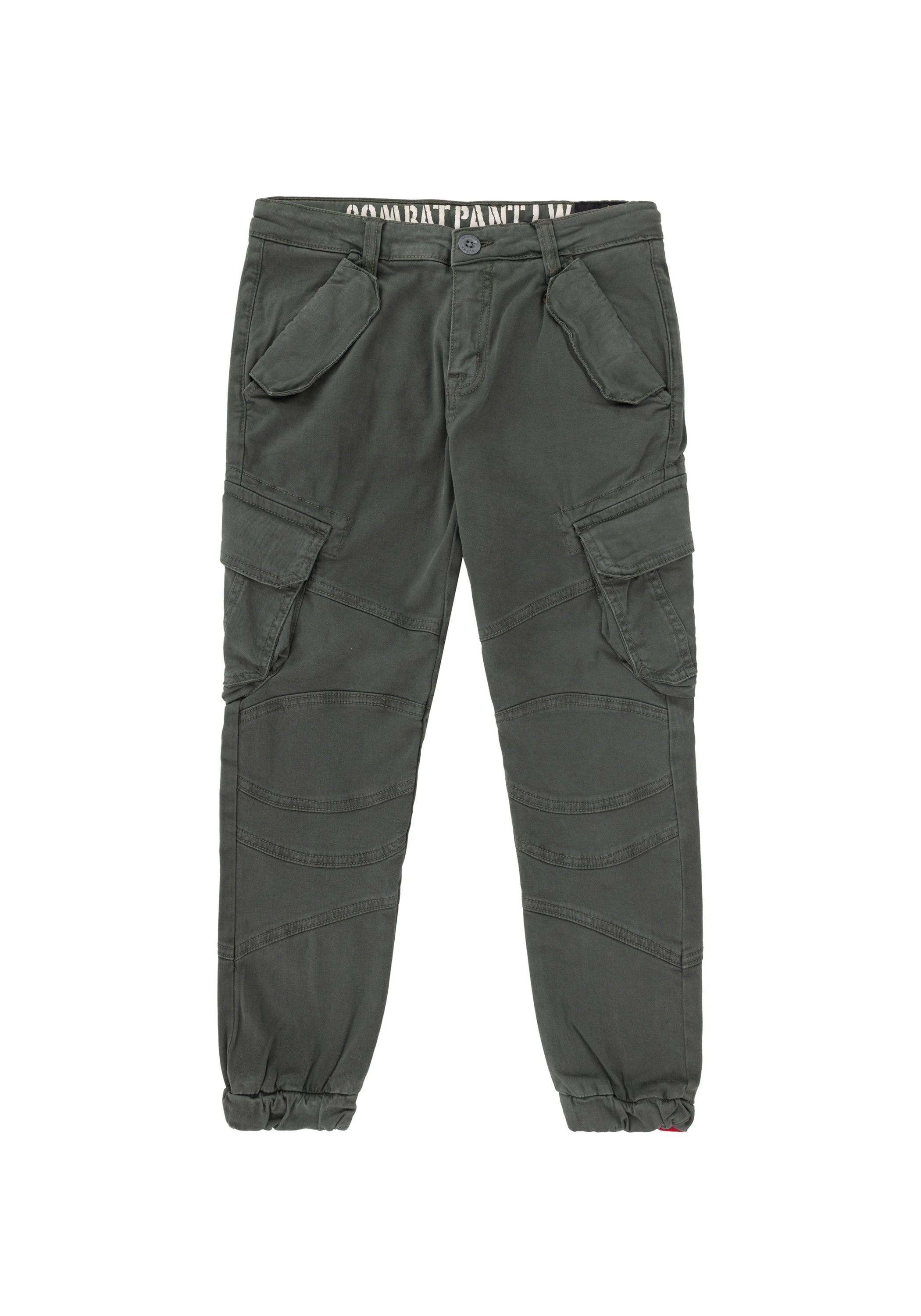 Jungen Cargohose "Combat Pant K", grau, Gr. 12, ALPHA INDUSTRIES, Obermaterial: 98% Baumwolle, 2% Elastan, Hosen