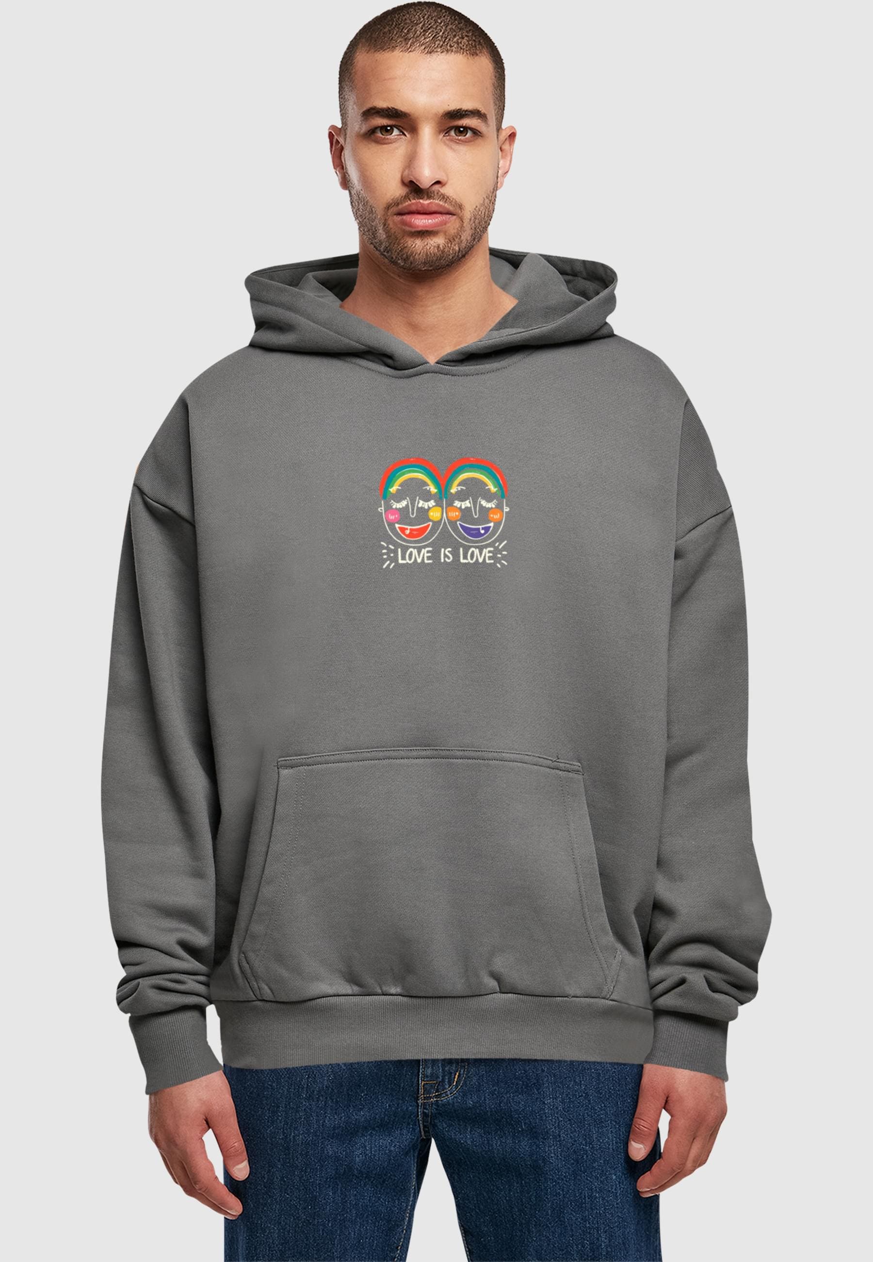 Merchcode Kapuzensweatshirt »Merchcode Love Figures Oversized Hoody«, (1 tlg.)