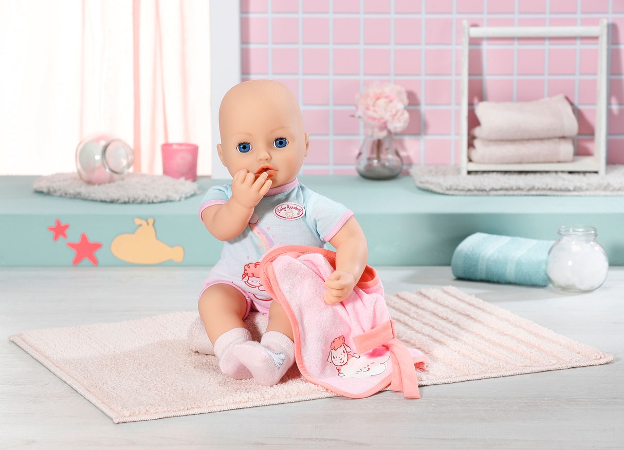 Baby Annabell Puppenkleidung »Deluxe Badezeit, 43 cm«, (Set, 4 tlg.)