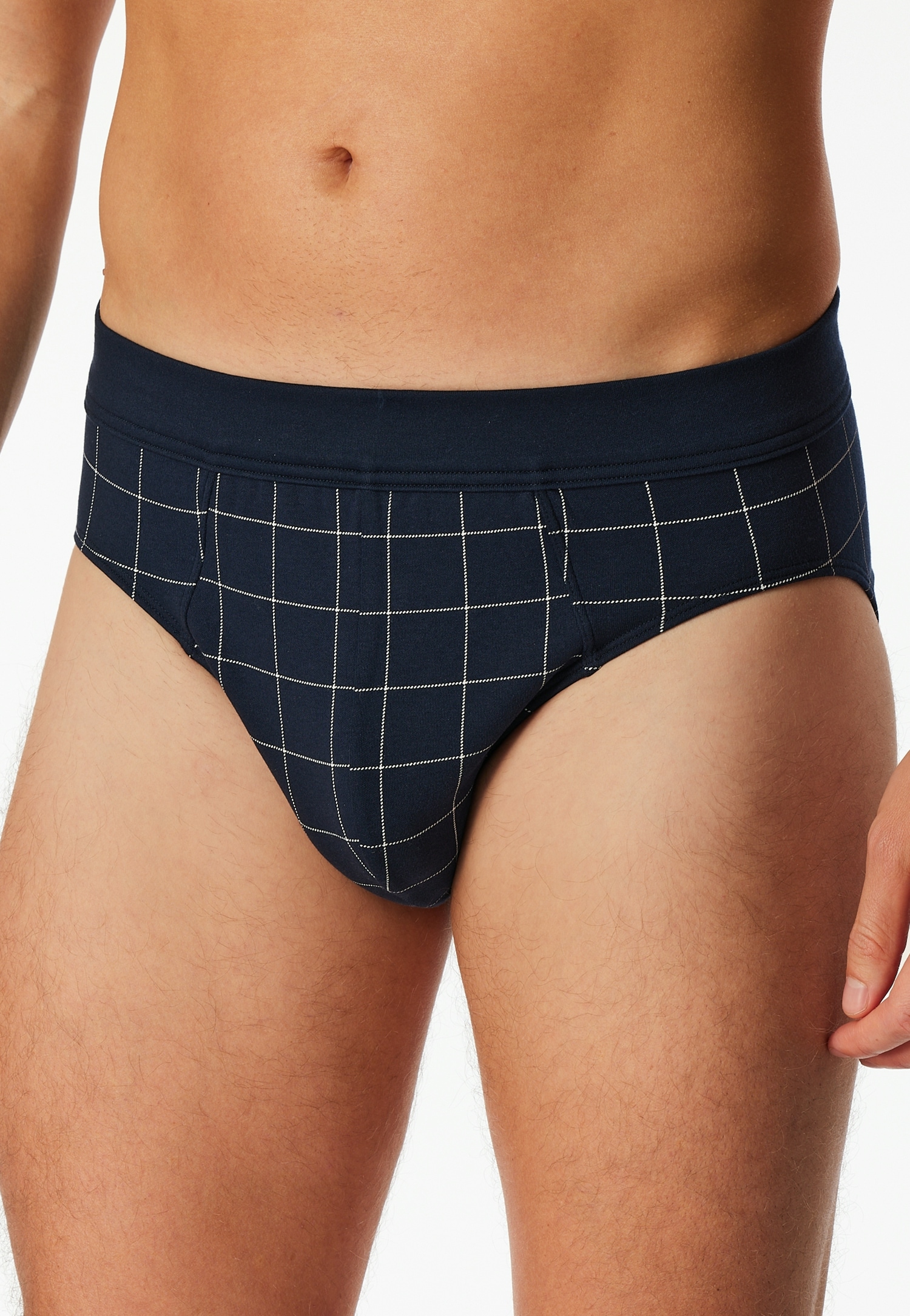 Schiesser Minislip "Fine Interlock" kariert, ohne Eingriff, softer Bund günstig online kaufen