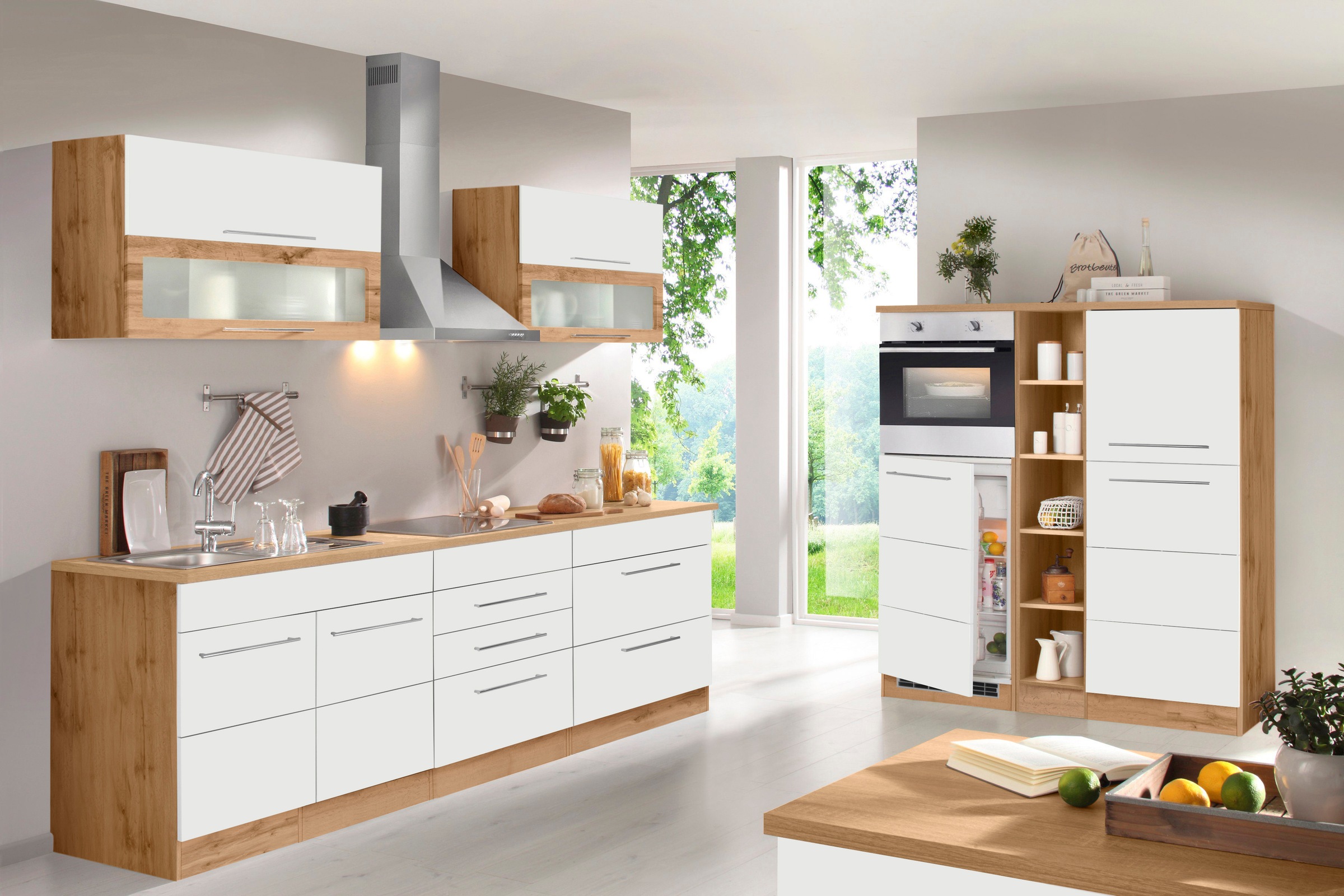 HELD MÖBEL Spülenschrank "Wien", Breite 100 cm, inkl. Einbauspüle günstig online kaufen