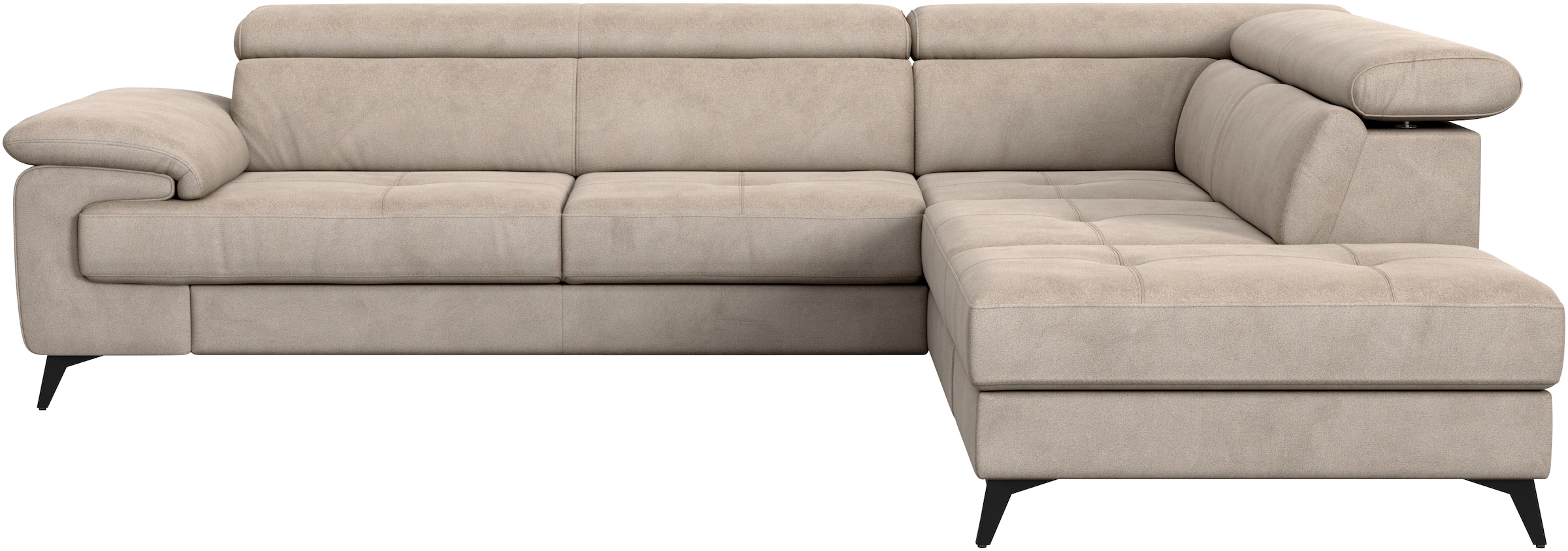 COTTA Ecksofa »Astra L-Form, B: 286 cm« mit Kopfteilverstellung, optional Bettfunktion & Bettkasten