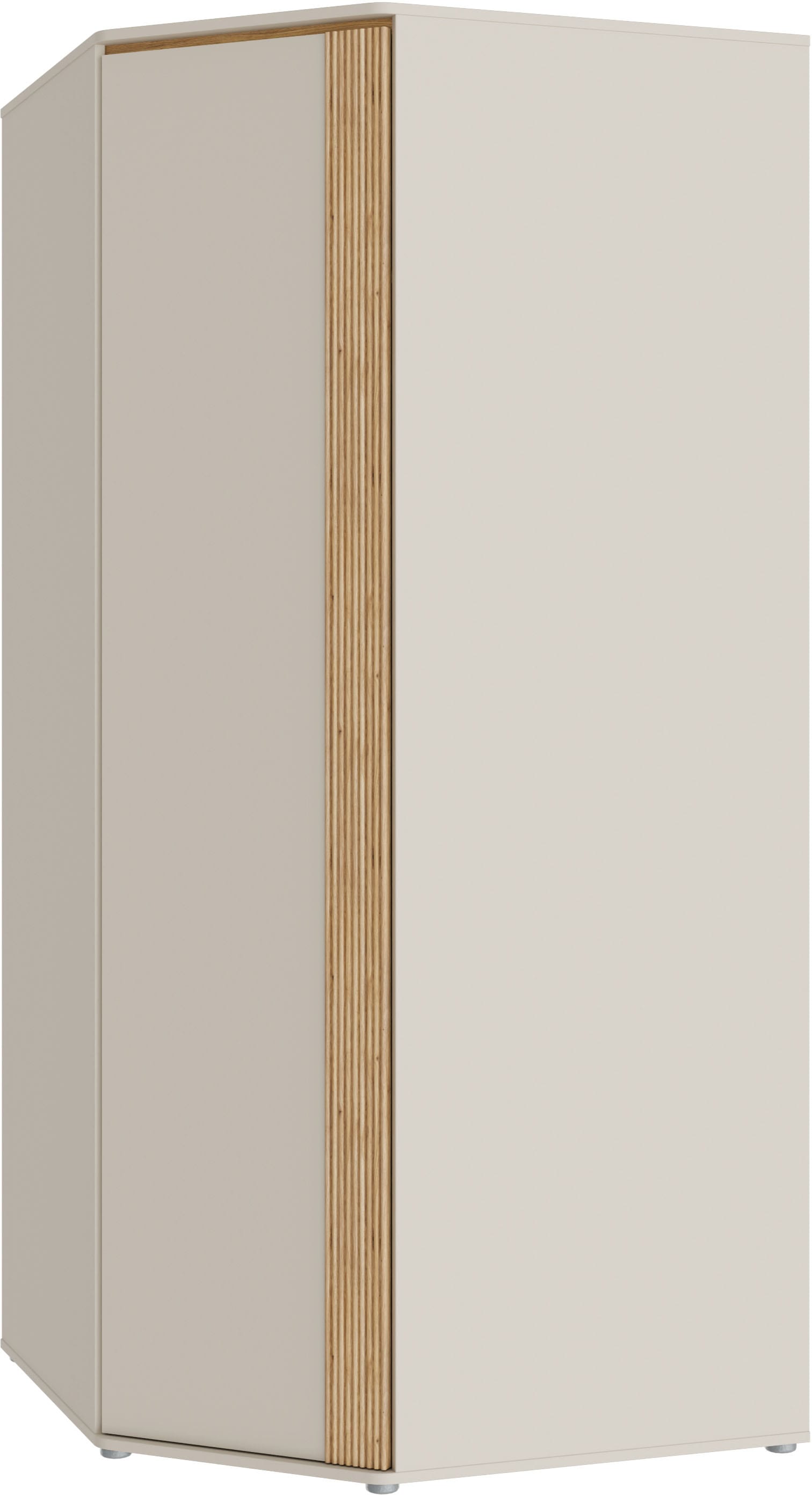 FORTE Eckkleiderschrank, B/H/T 92,2/193,7/92,2 cm günstig online kaufen