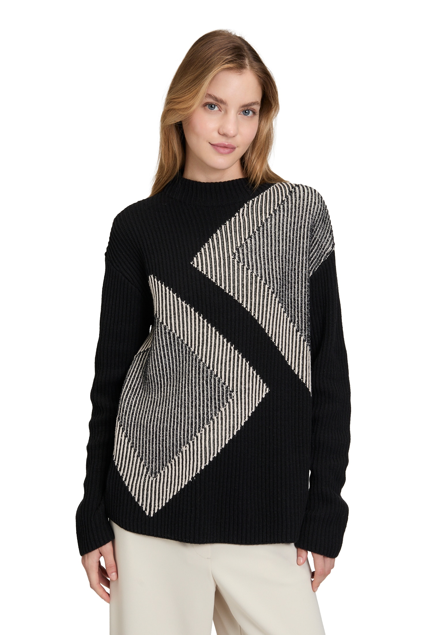 Betty Barclay Strickpullover "Betty Barclay Damen Strickpullover mit Intars günstig online kaufen