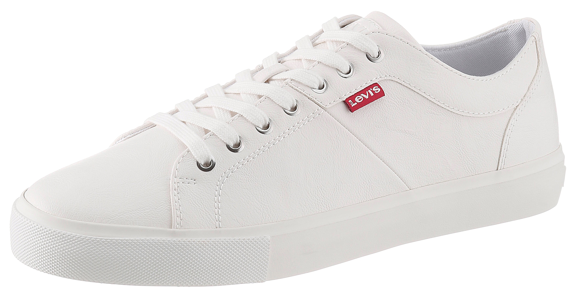 Levi's® Sneaker »WOODWARD«, mit Ziernähten, Freizeitschuh, Halbschuh, Schnürschuh