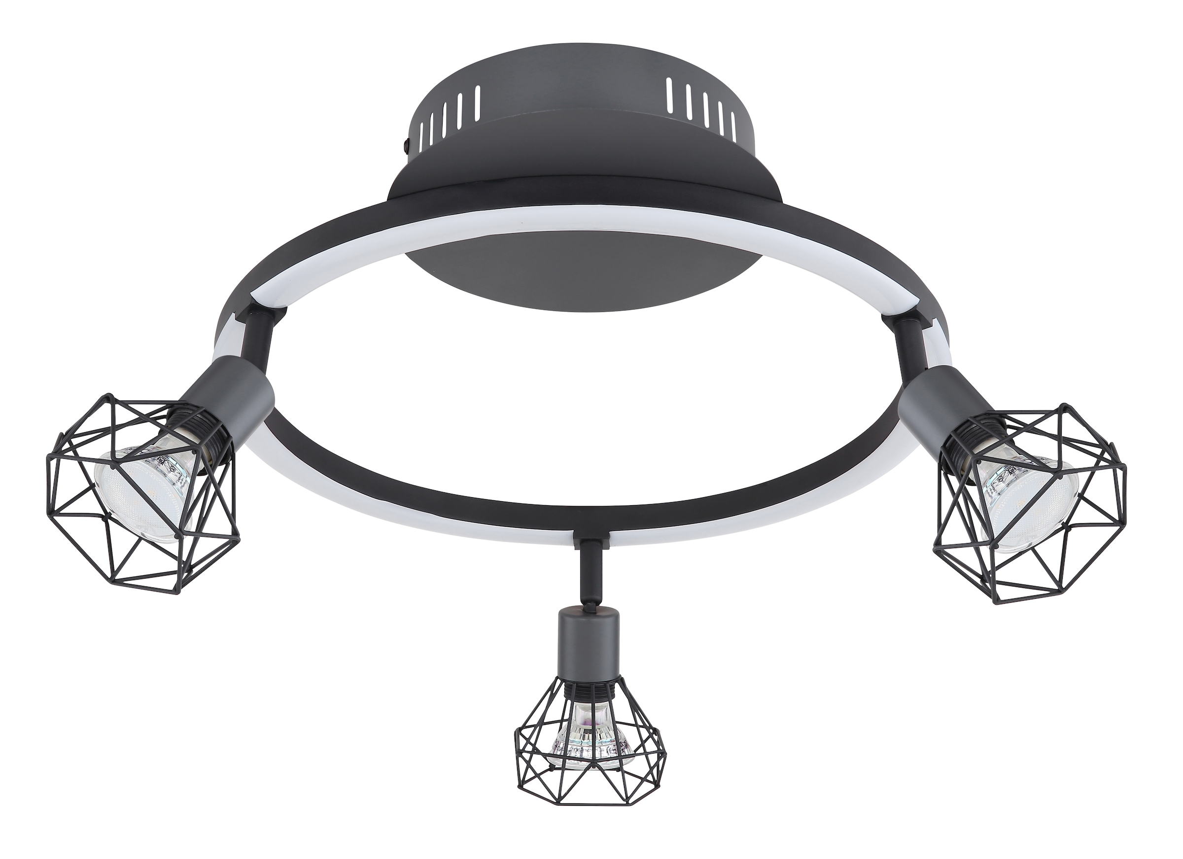 GLOBO LIGHTING Deckenstrahler »JUTTA« LED-Modul 1 Stk. Warmweiß