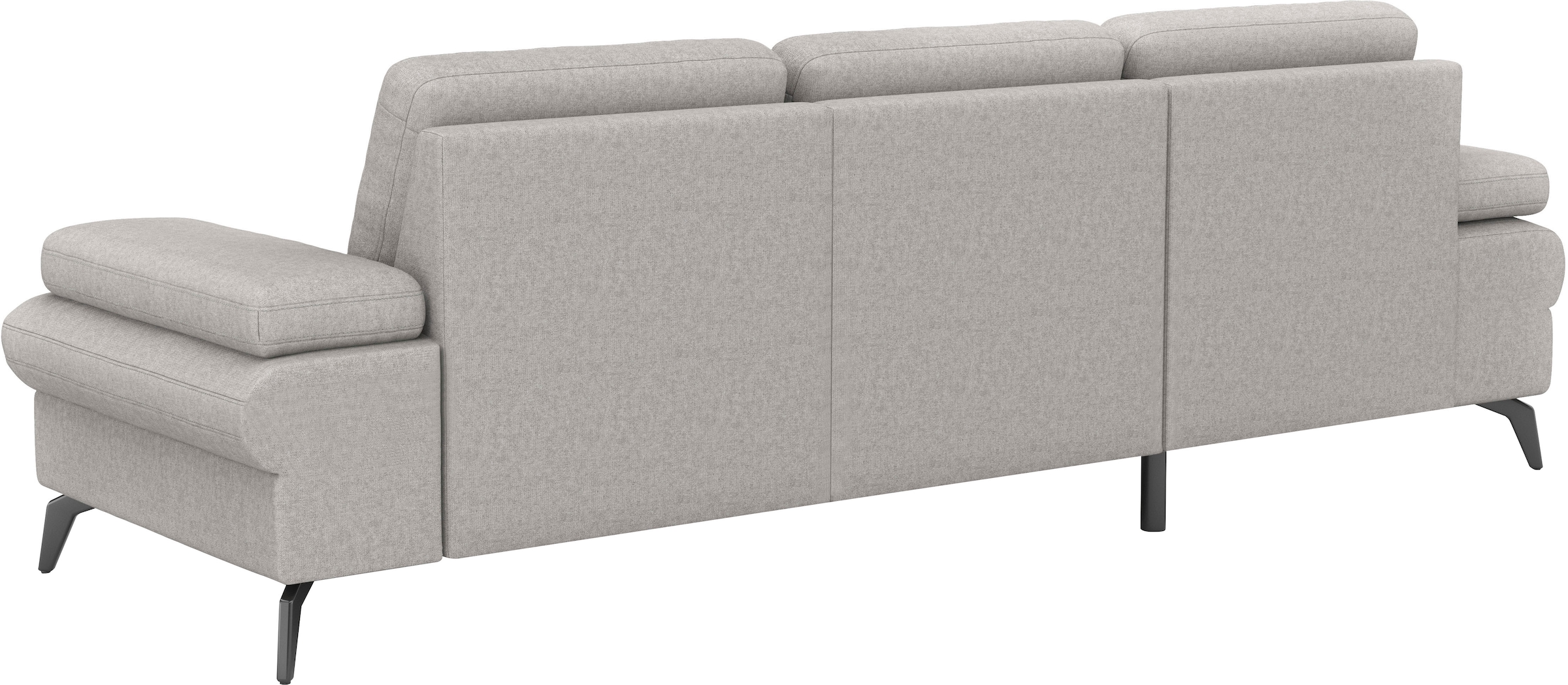 sit&more Ecksofa »Morris Jubi L-Form«, inkl. Armteilfunktion und 1 Zierkissen, wahlweise mit Bettfunktion