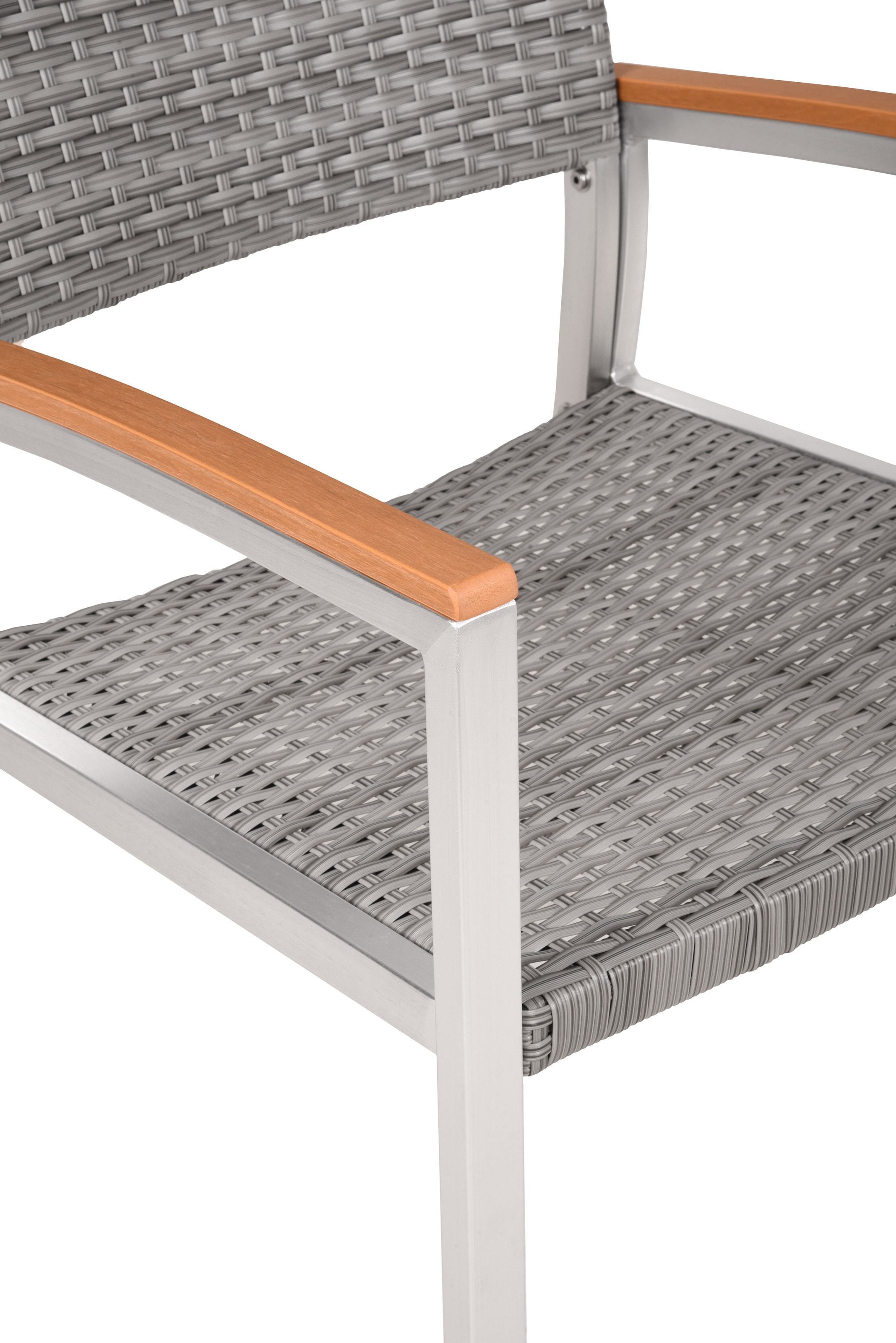 Garden Pleasure Stapelstuhl »LIVORNO« (Set) 2 Stk.Armlehne aus Non-Wood