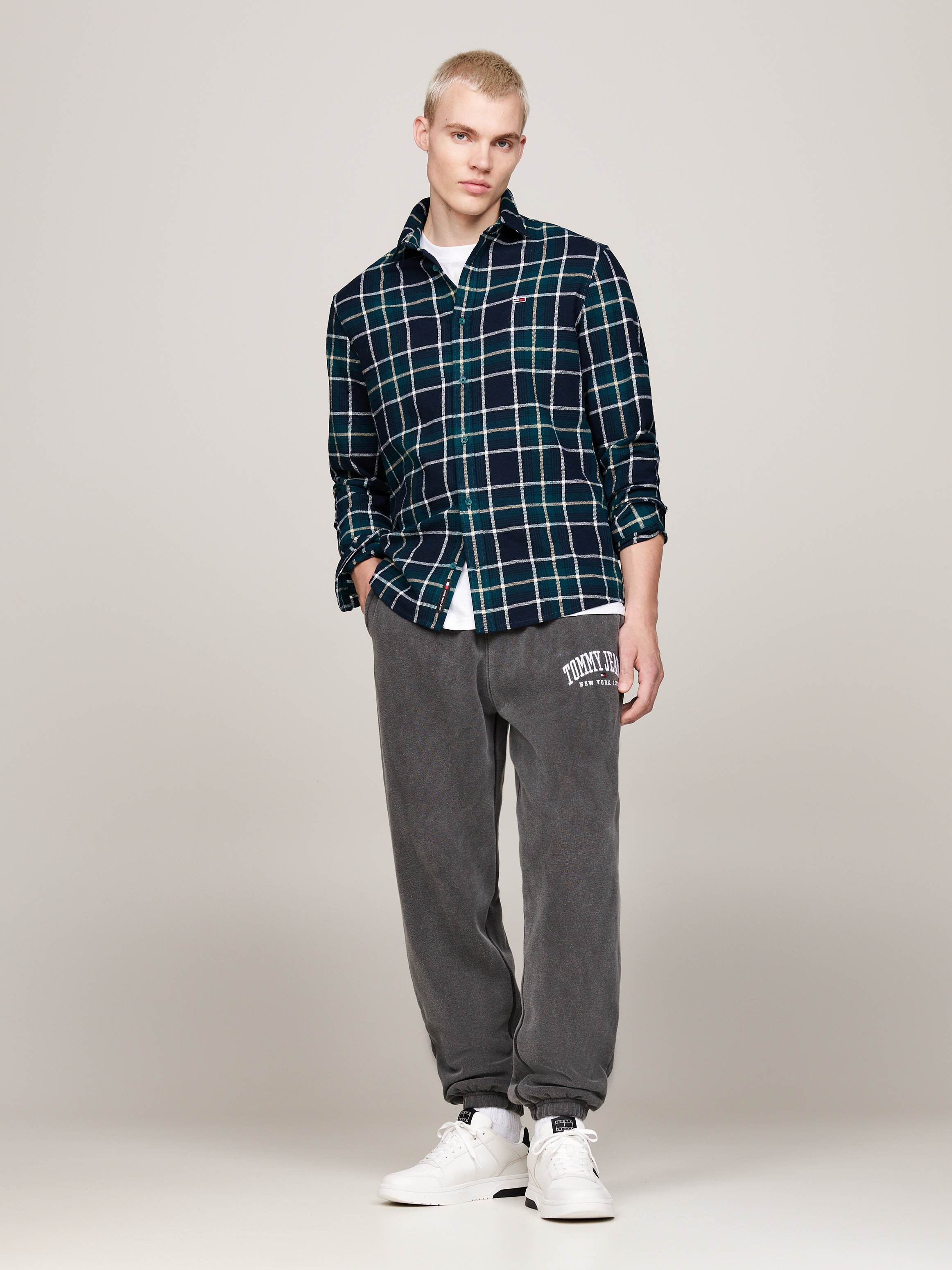 Tommy Jeans Langarmhemd »TJM REG CHECK FLANNEL SHIRT EXT«