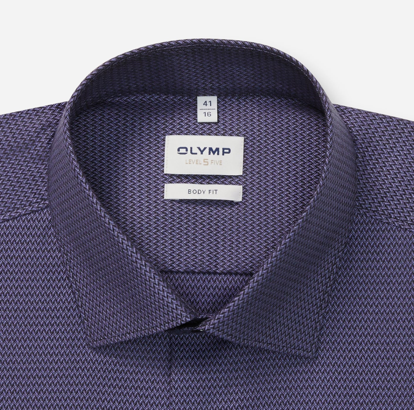 OLYMP Businesshemd »Level 5«, Body Fit, New York-Kentkragen, modisches Muster