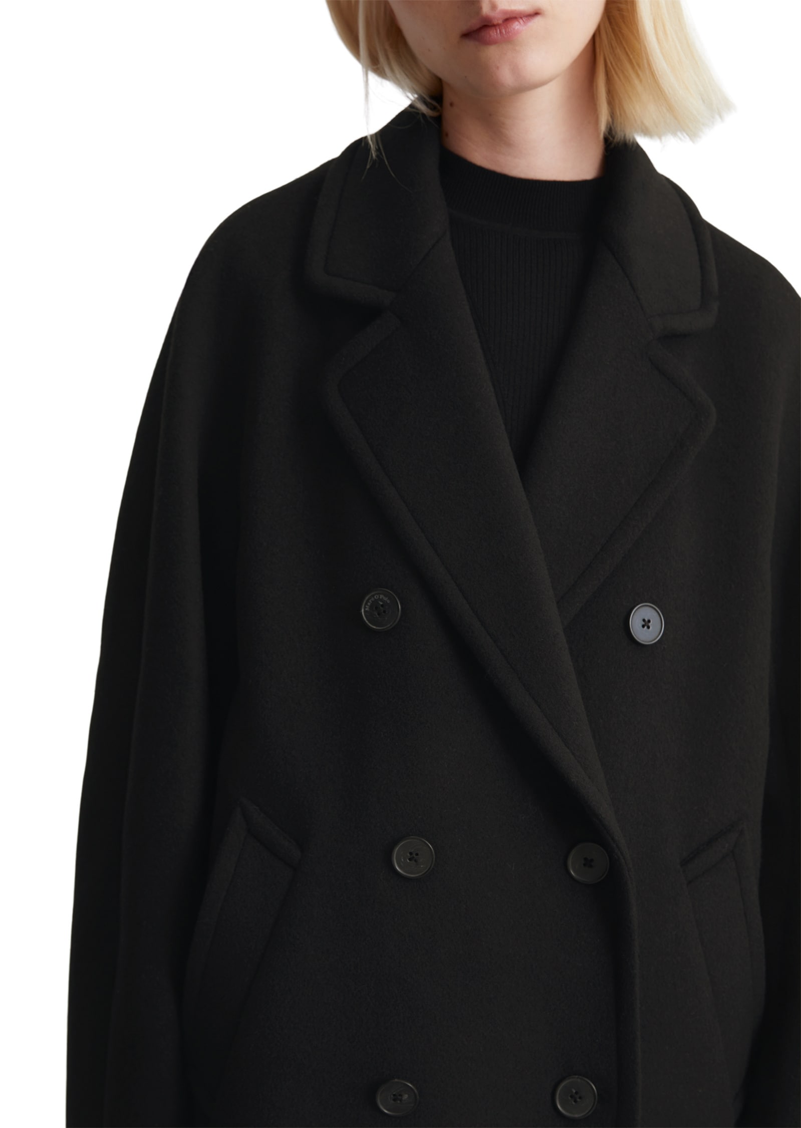 Marc O'Polo Outdoorjacke »aus recyceltem Wolle-Mix«