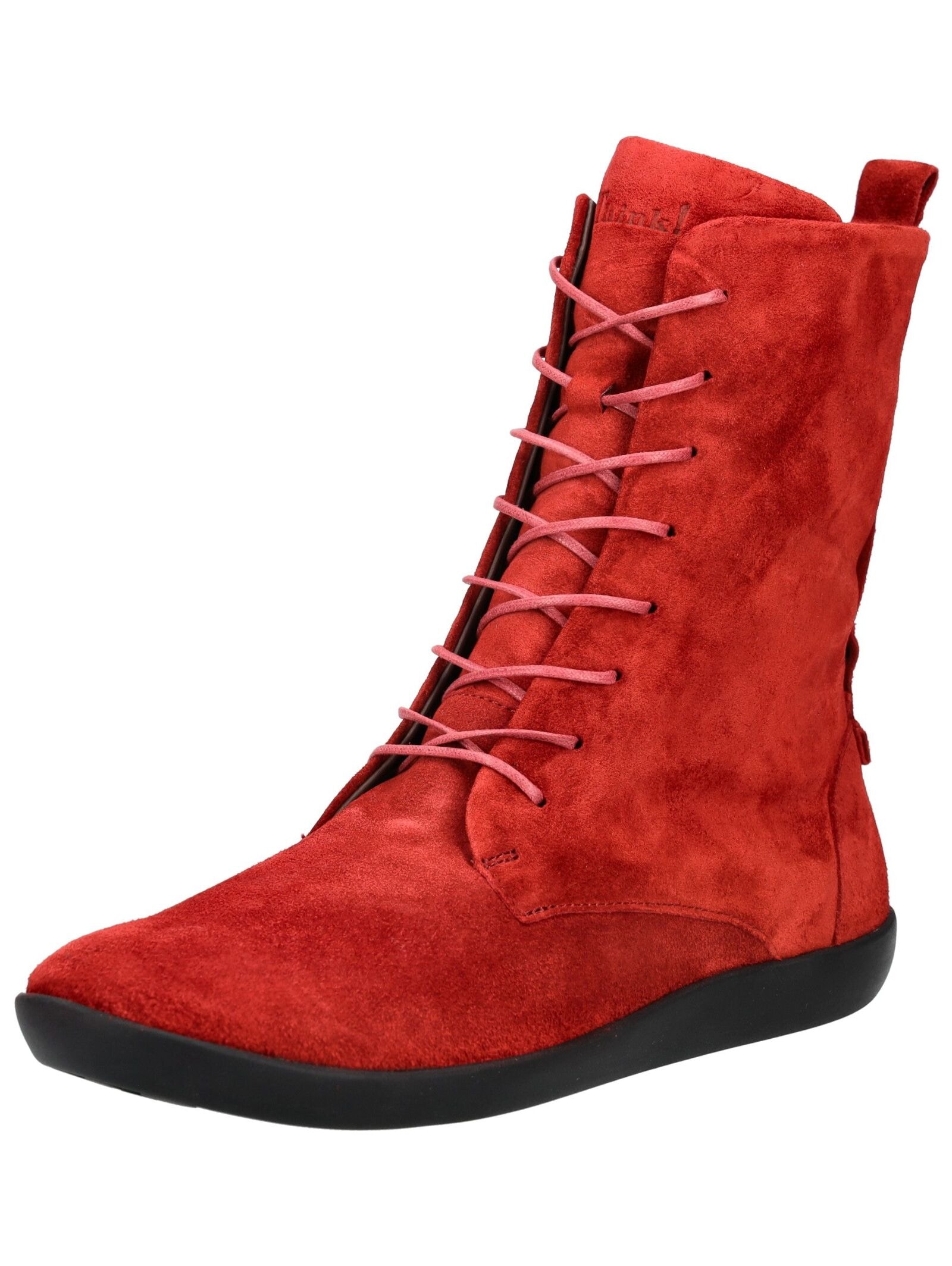 Think Schnürstiefelette "Think Stiefelette Veloursleder" günstig online kaufen