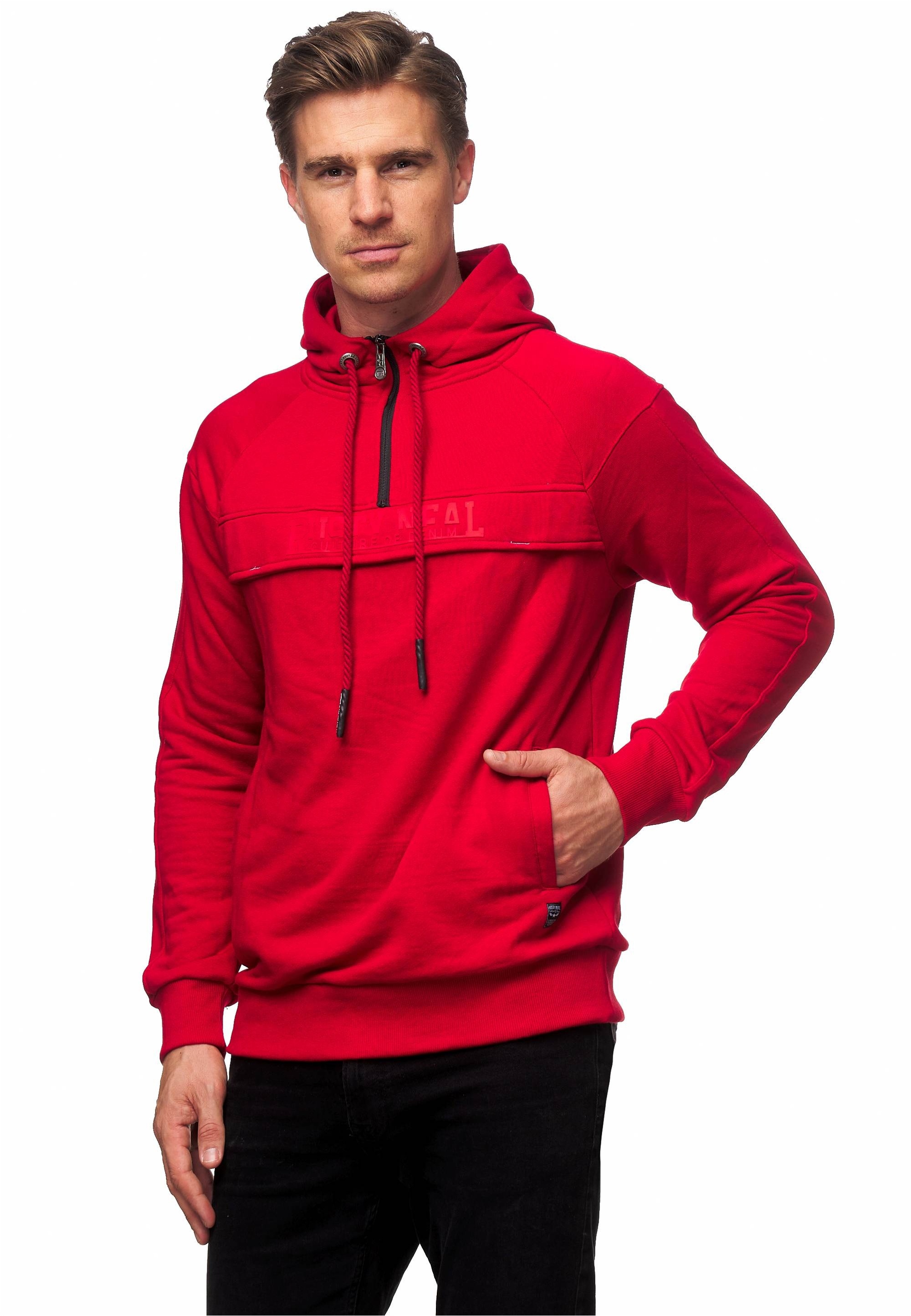 Rusty Neal Kapuzensweatshirt »Hoodie«, mit frontalem Marken-Schriftzug