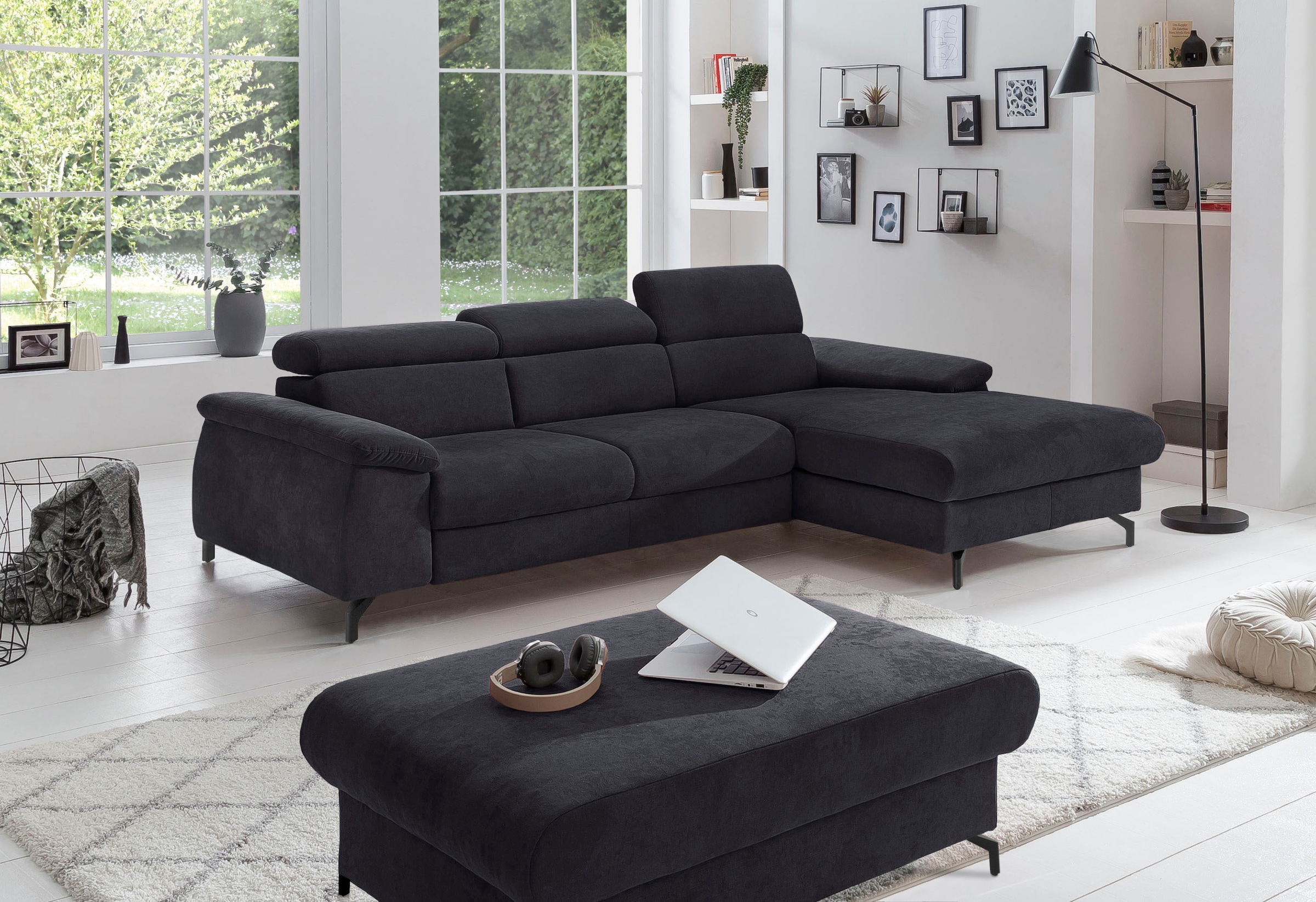 COTTA Ecksofa "Kitty L-Form", Modern, L-Form, Bodenfreiheit 12,5 cm günstig online kaufen