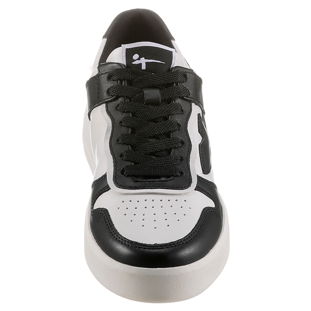 Marken Tamaris Tamaris Sneaker »Fashletics«, mit gepolstertem Schaftrand schwarz-weiß