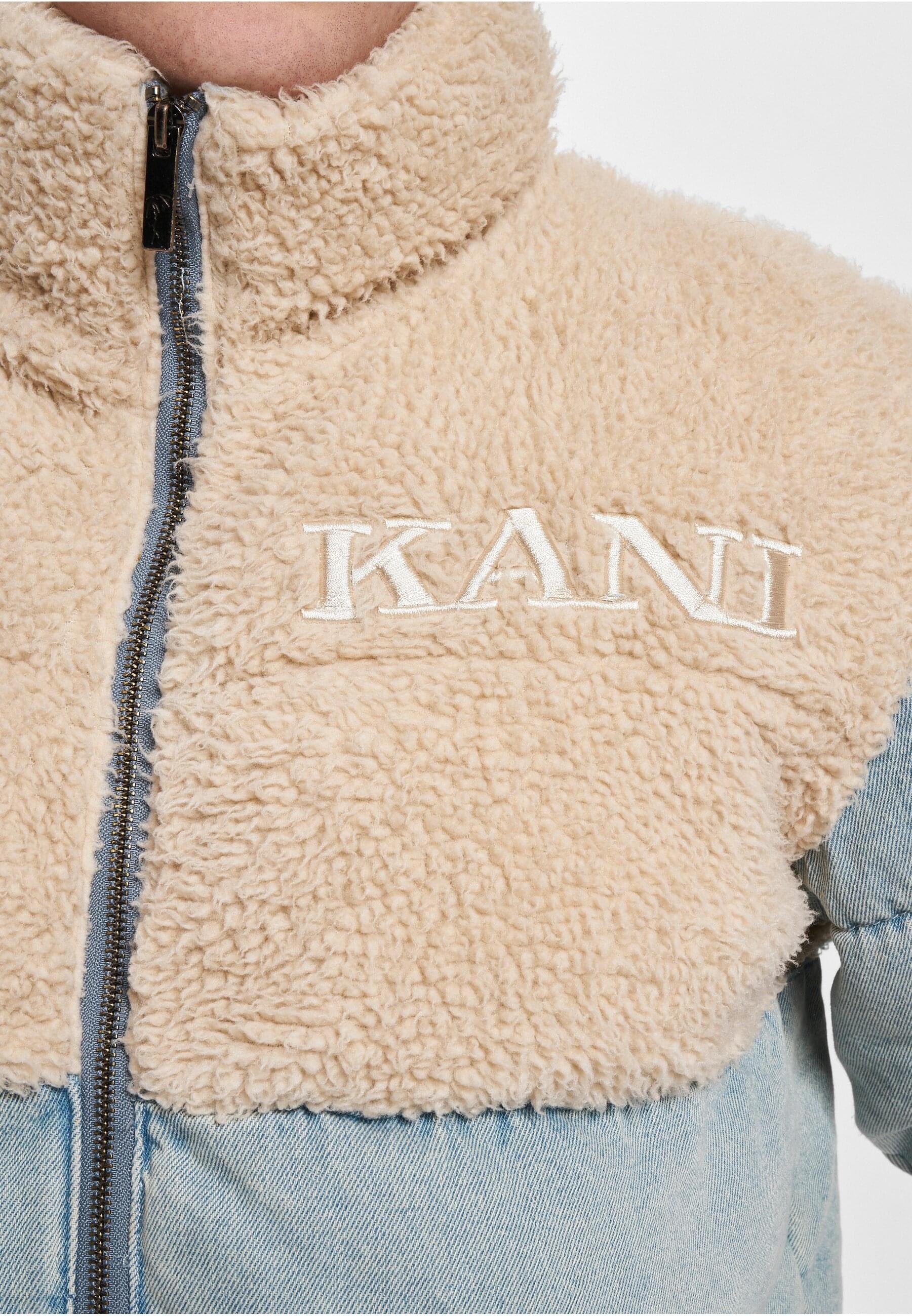 Karl Kani Winterjacke »Karl Kani Herren KM234-036-1 KK Retro Denim Teddy Puffer Jacket«, (1 St.), ohne Kapuze