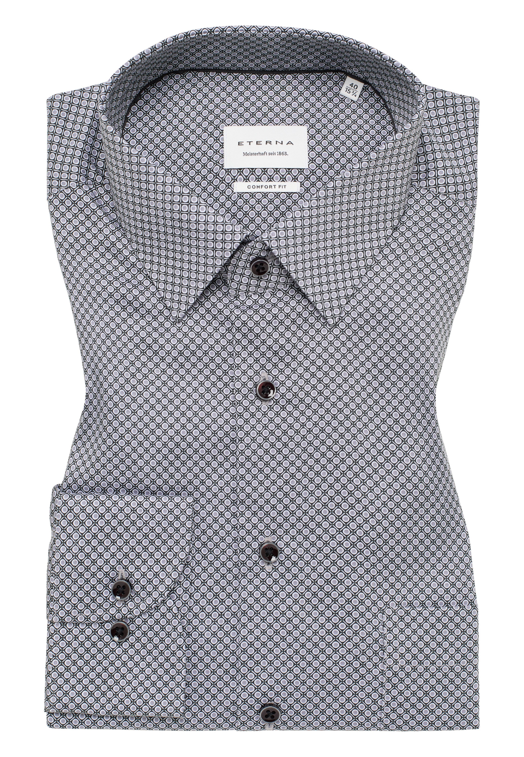Eterna Langarmhemd »COMFORT FIT«, NON IRON (bügelfrei)