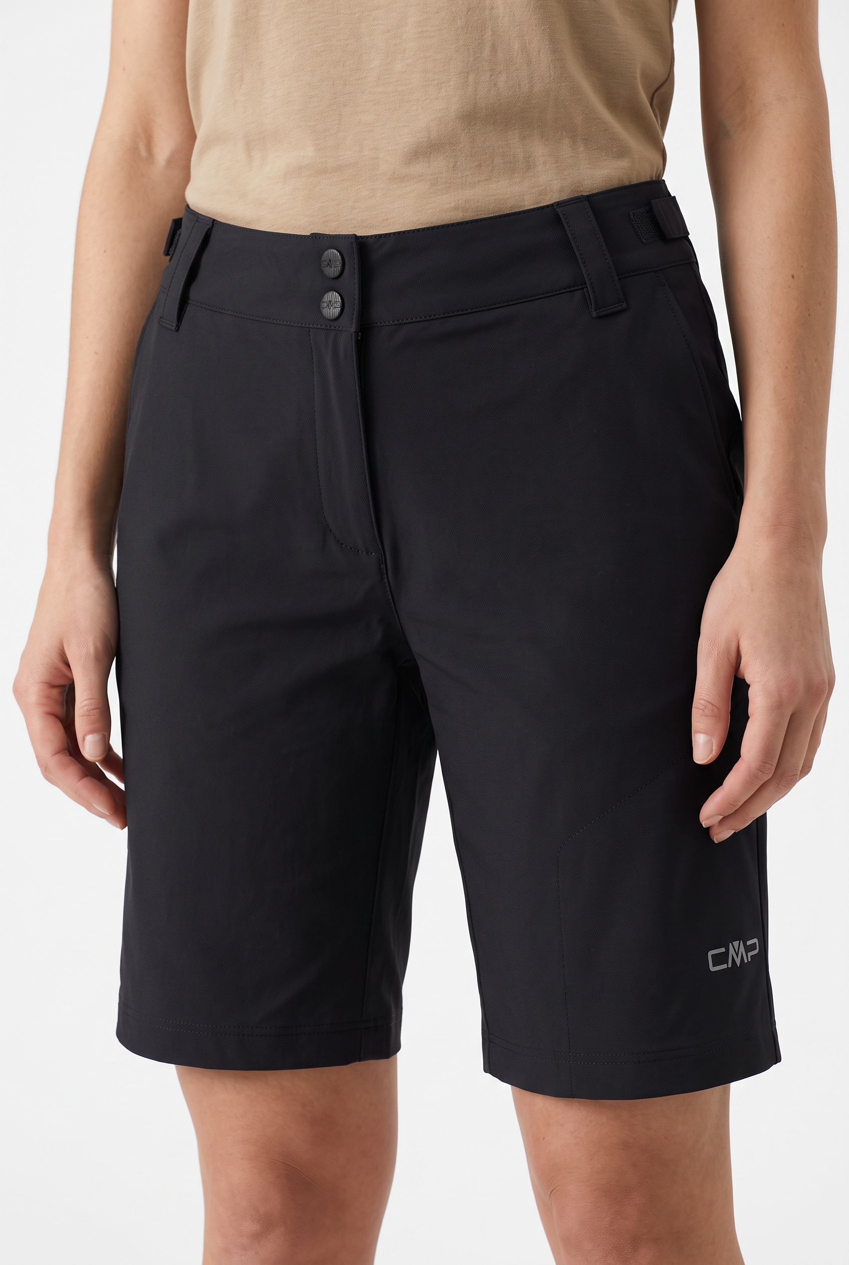 CMP Fahrradhose  mit herausknöpfbarer, gepolsterter Innenhose