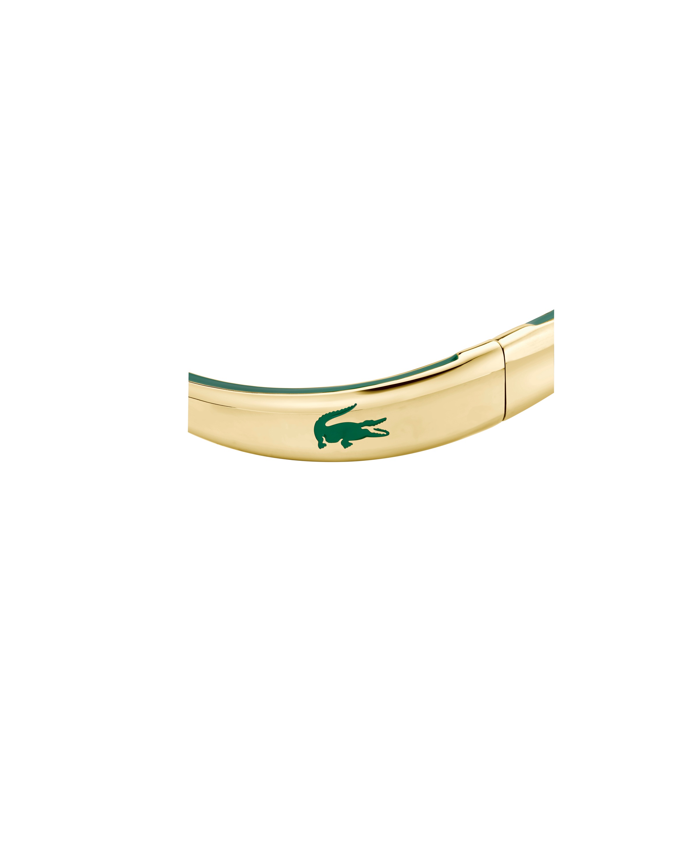 Armreif LACOSTE "GLORI", gelbgoldfarben, grün, Armbänder, Damen, Edelstahl, Armreif 2