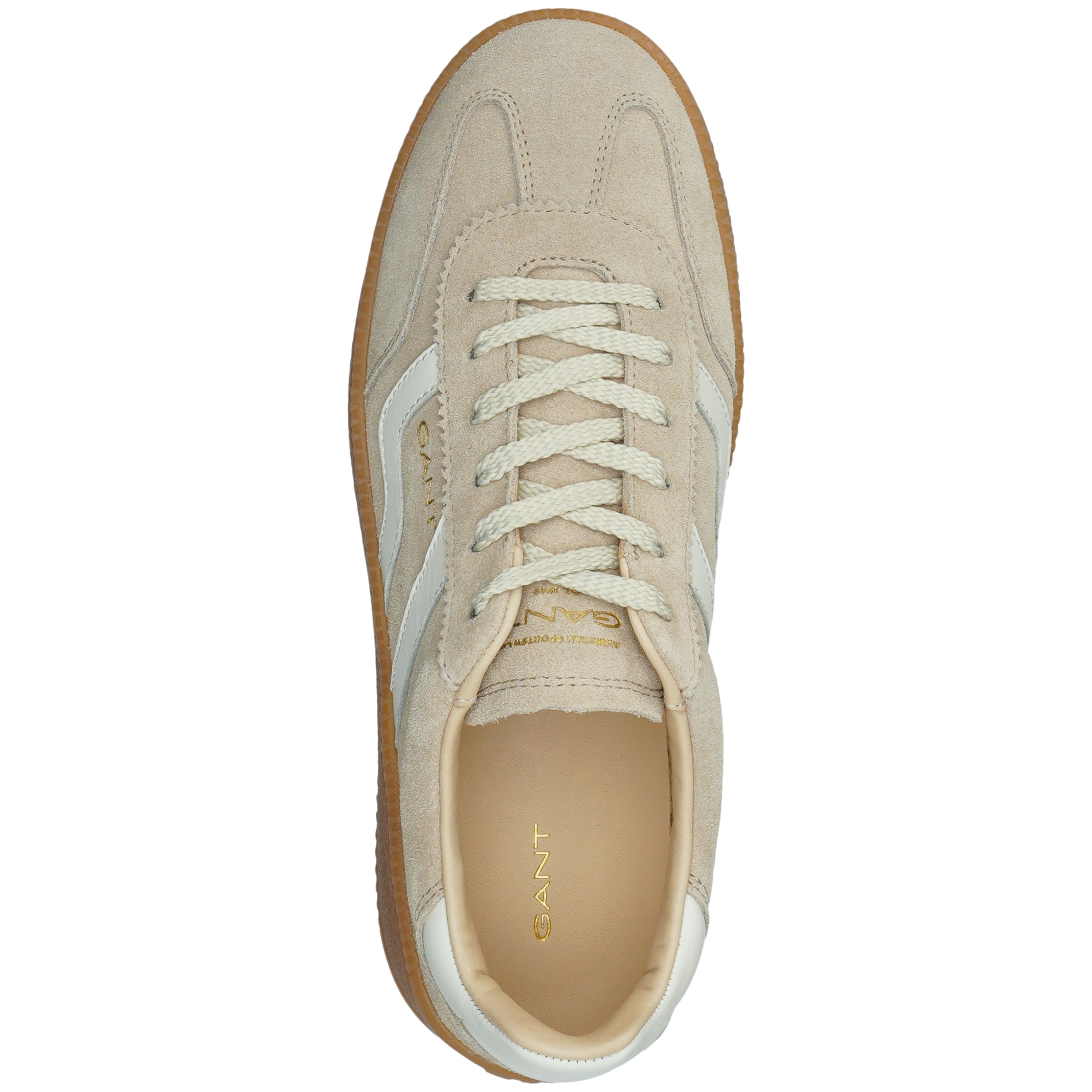 Gant Plateausneaker »Cuzmani«  Retro Sneaker, Schnürschuh, Freizeitsneaker mit Lederfutter